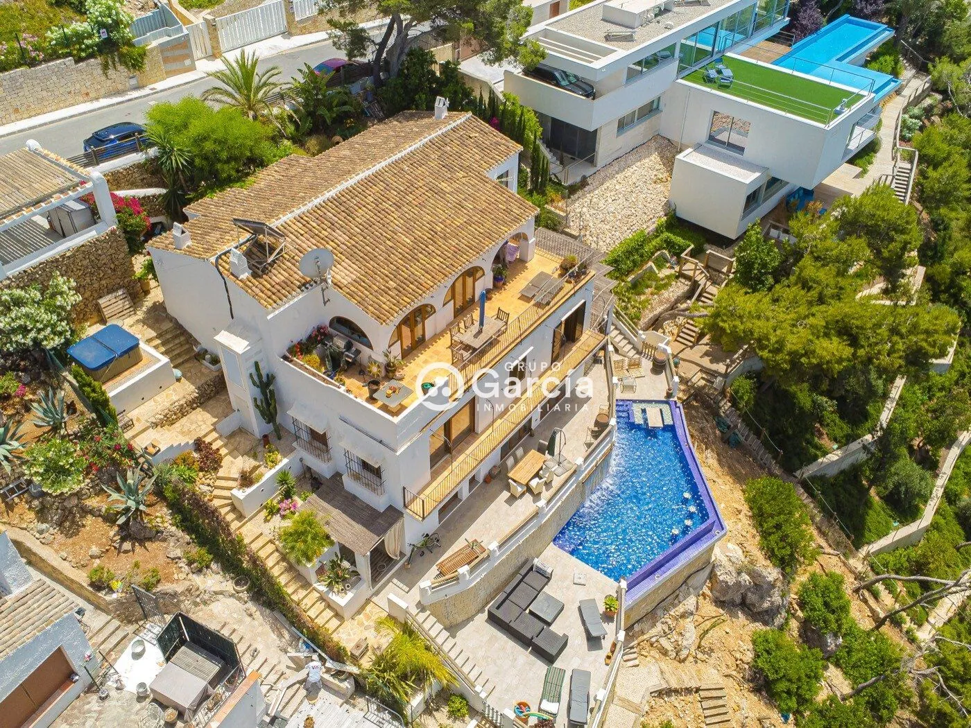 Villa en primera línea en venta en Jávea con increíbles vistas
