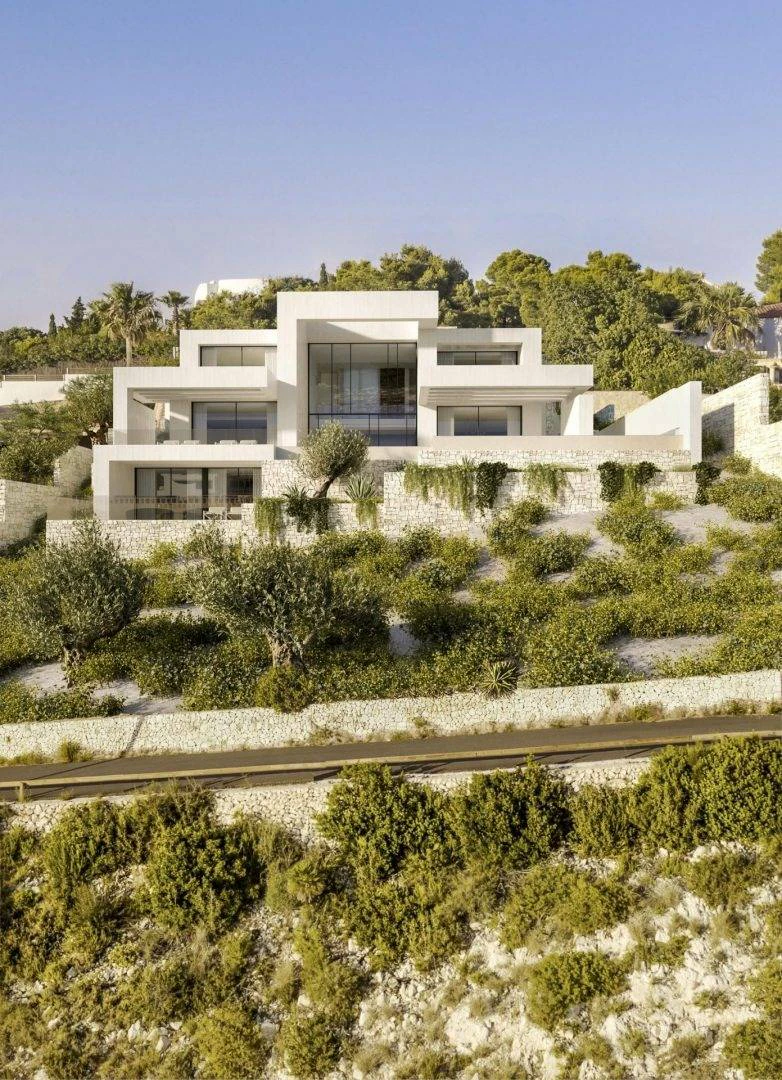 Villa Granadella, lujosa villa con vistas al mar en venta en Jávea