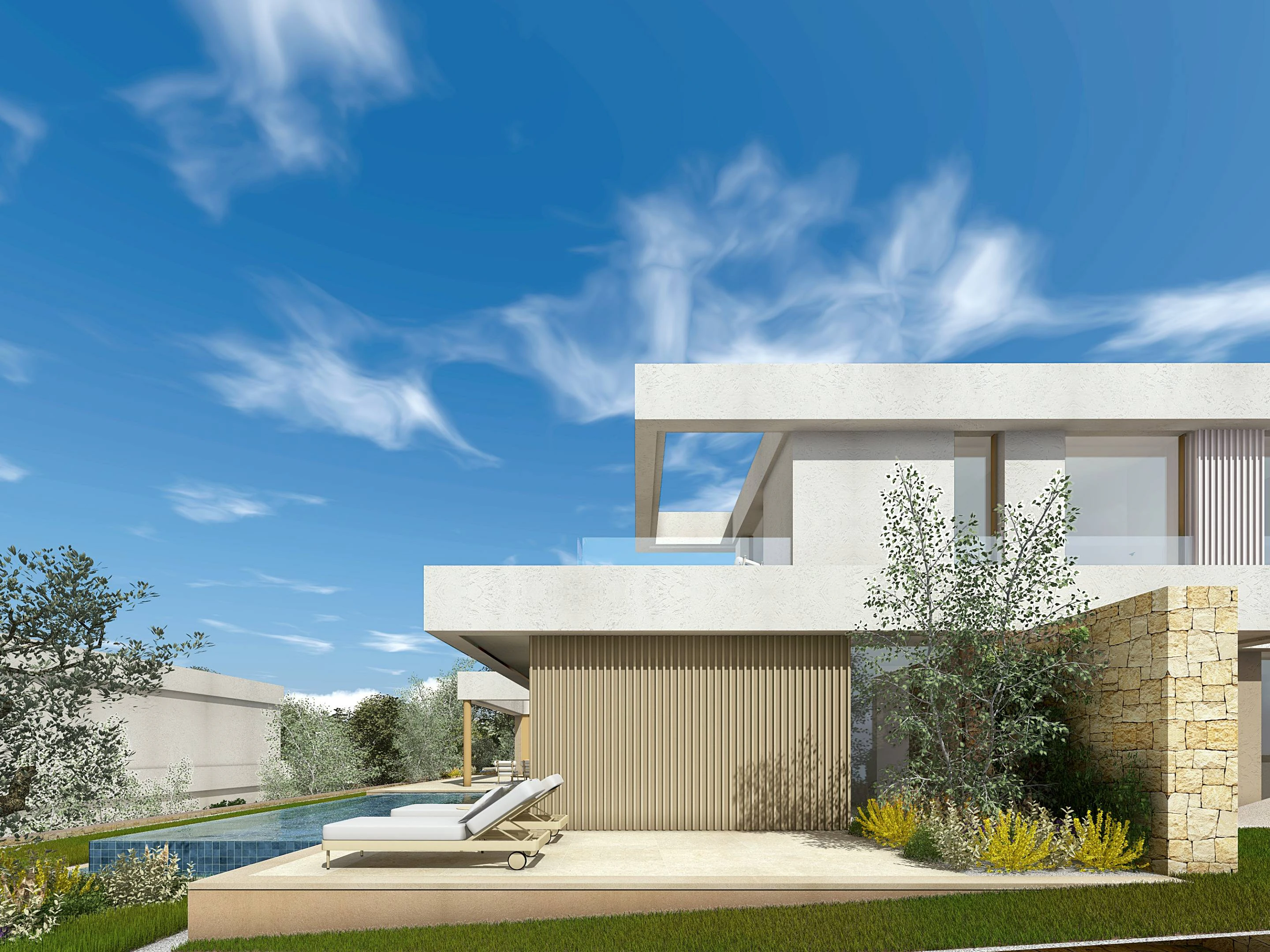 DG6720 - Villa Tossal. Villa neuve à vendre à Dénia - actuellement en construction.