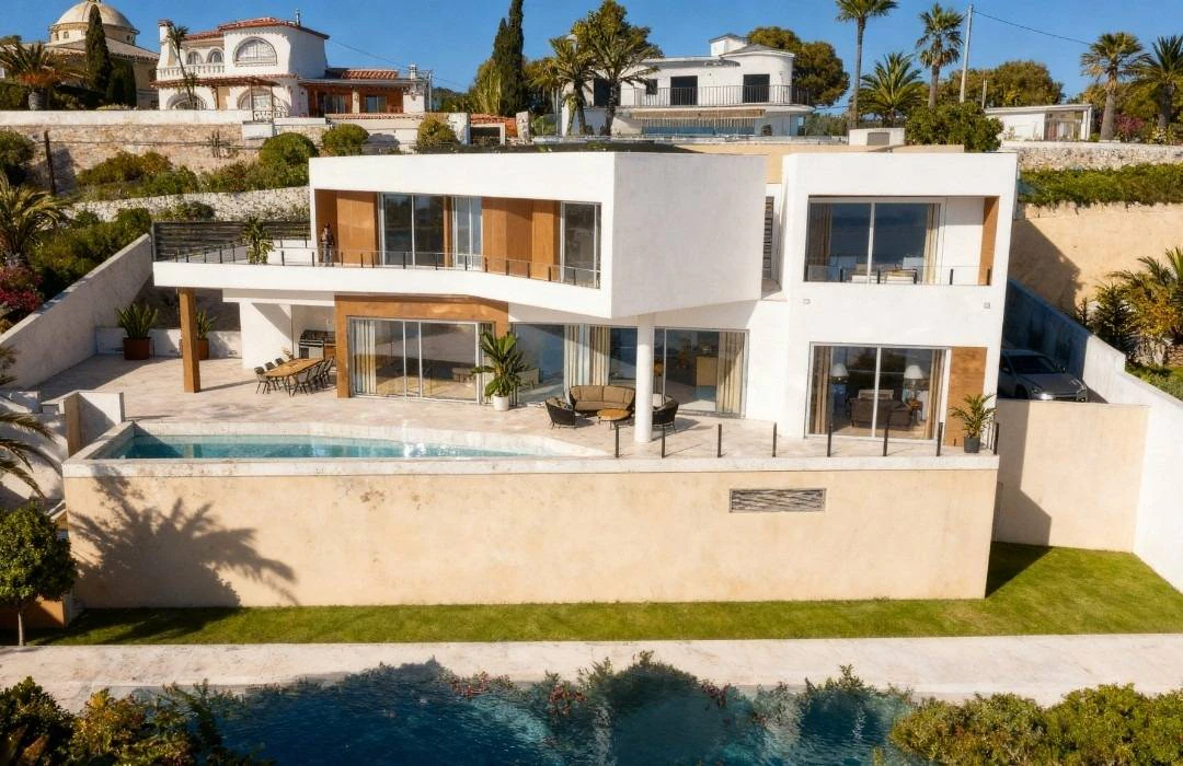 PG5268A - Villa Halley - Spectaculaire villa de luxe à vendre avec vue panoramique sur Calpe