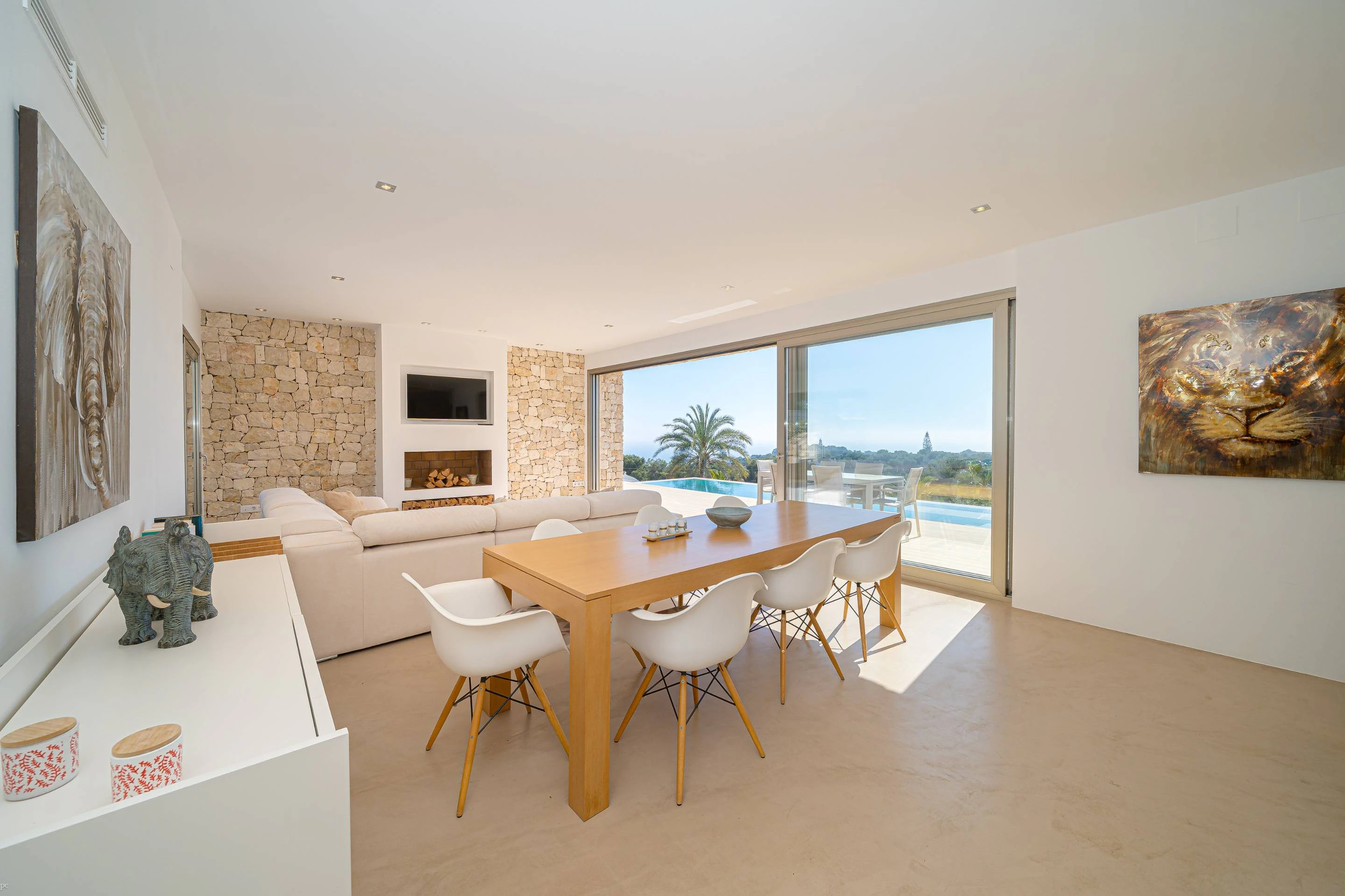 NC6713 - Villa Marian, villa moderne avec vue sur la mer à vendre à Javea, Balcon al Mar