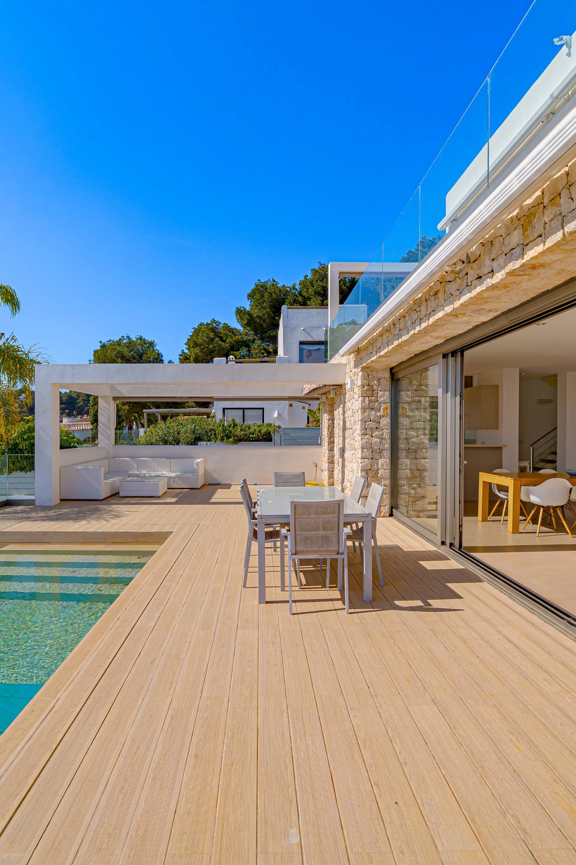 NC6713 - Villa Marian, villa moderne avec vue sur la mer à vendre à Javea, Balcon al Mar
