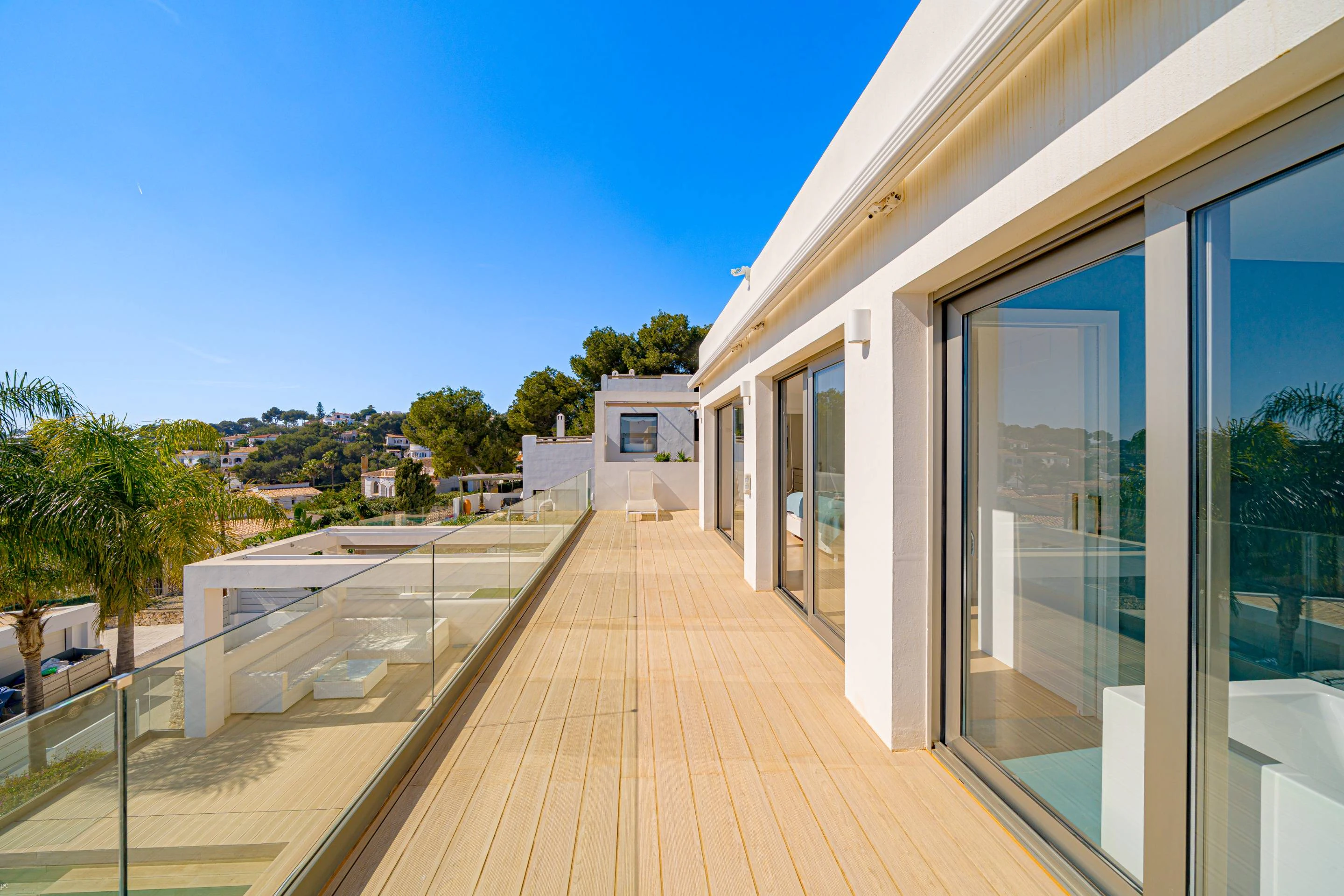 NC6713 - Villa Marian, villa moderne avec vue sur la mer à vendre à Javea, Balcon al Mar