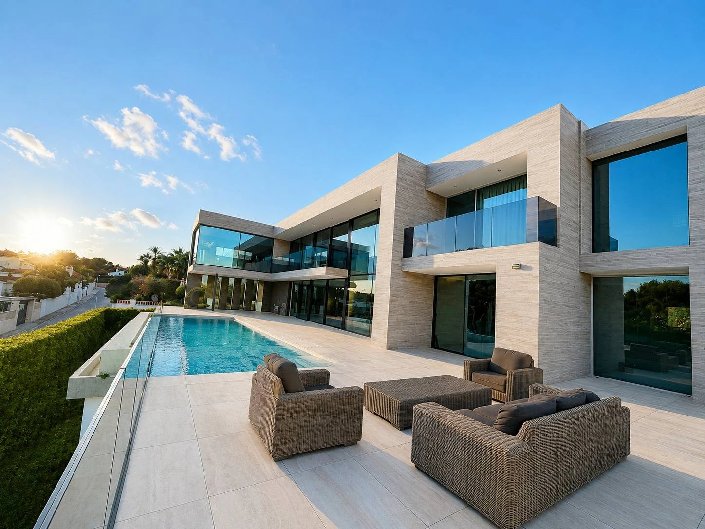 Villa Enebro. Extraordinaria villa en Moraira con orientación Sur y vistas al mar. Costa Blanca.