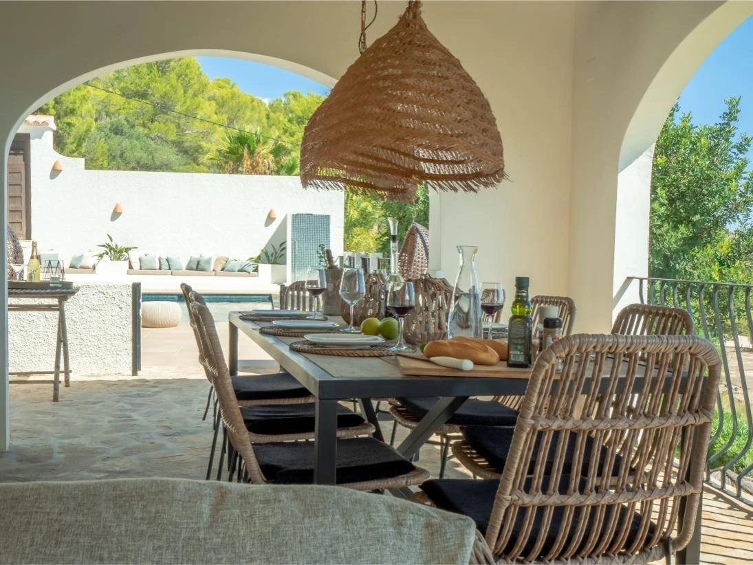 Finca Érica. Finca con vistas panorámicas al mar en venta en Benissa.