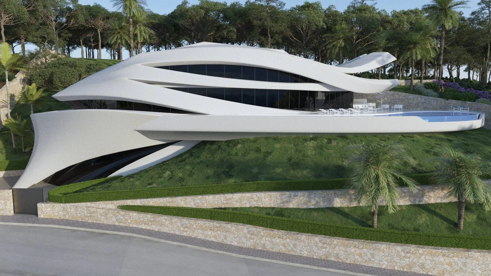 DG6014A - Ongelooflijke nieuwe villa met panoramisch uitzicht op zee te koop in Javea
