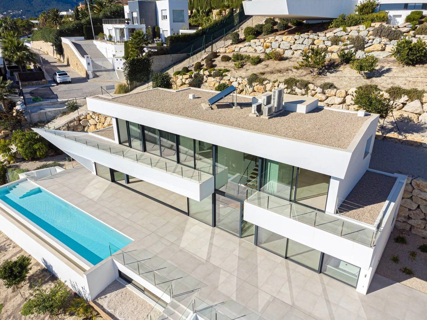 PG6349 - Villa Luna Azul - Ongelooflijk panoramisch uitzicht op zee en de Peñon de Ifach. Benissa.