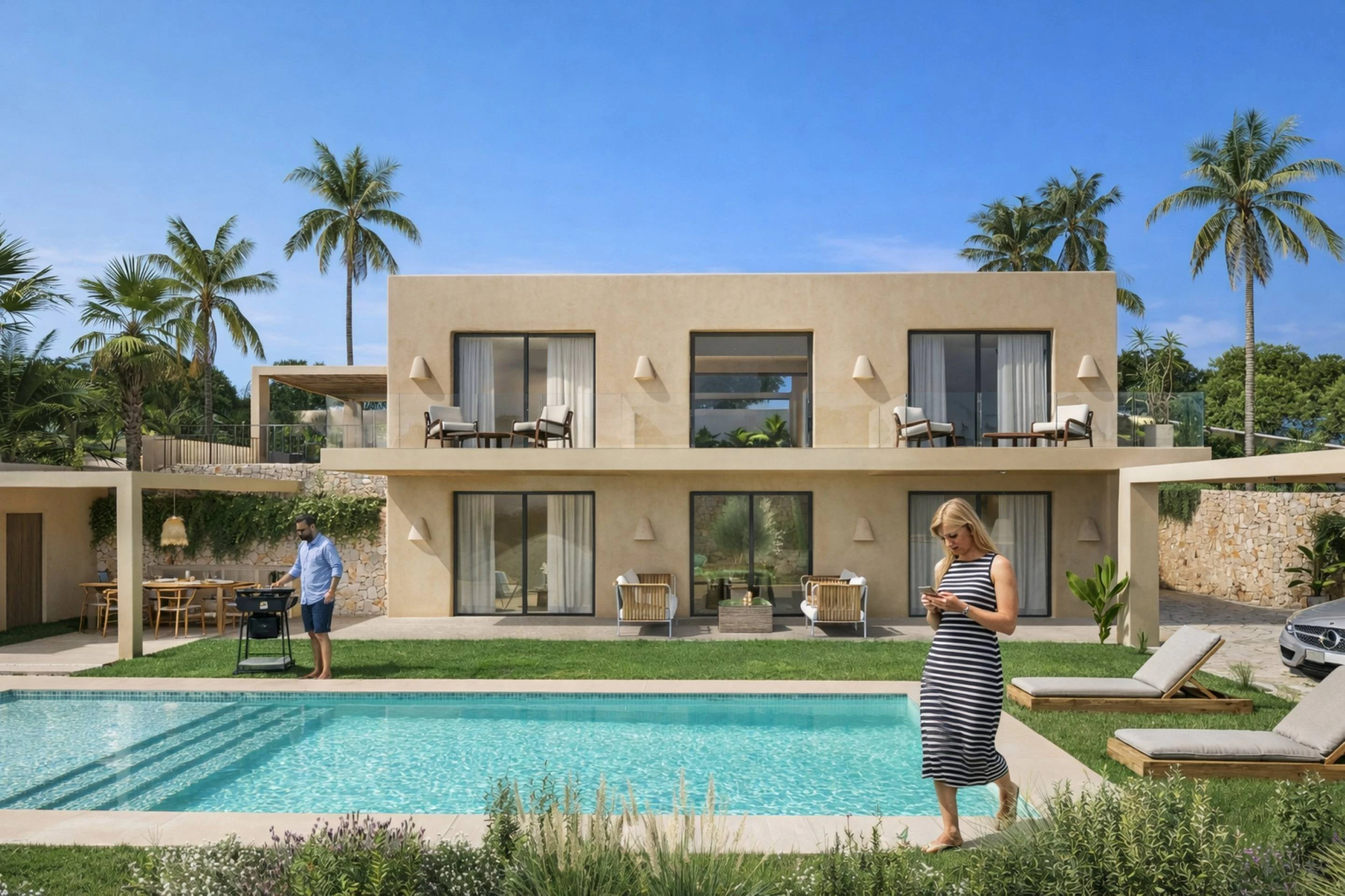 NC6716 - Villa Malta. Nieuwe moderne villa te koop in Cap Marti Javea
