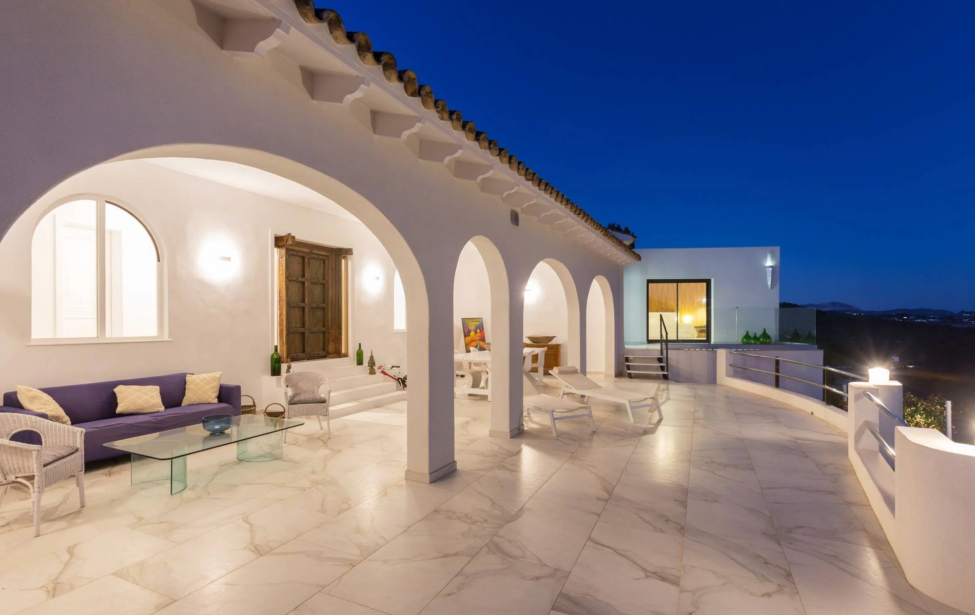 Villa Bernia. Un paraíso en la montaña con vistas al mar en venta en Benissa.