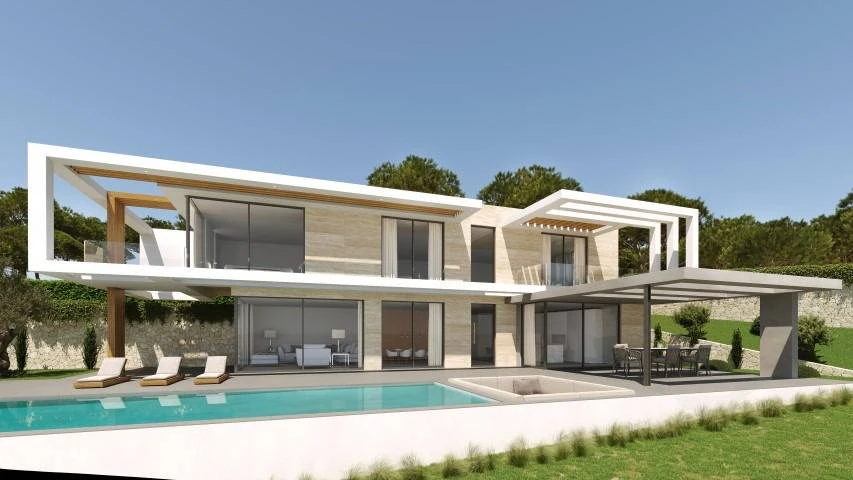 DG6617 - Villa Jupiter. Nieuwe luxe villa te koop in Jávea - klaar om te beginnen met bouwen!