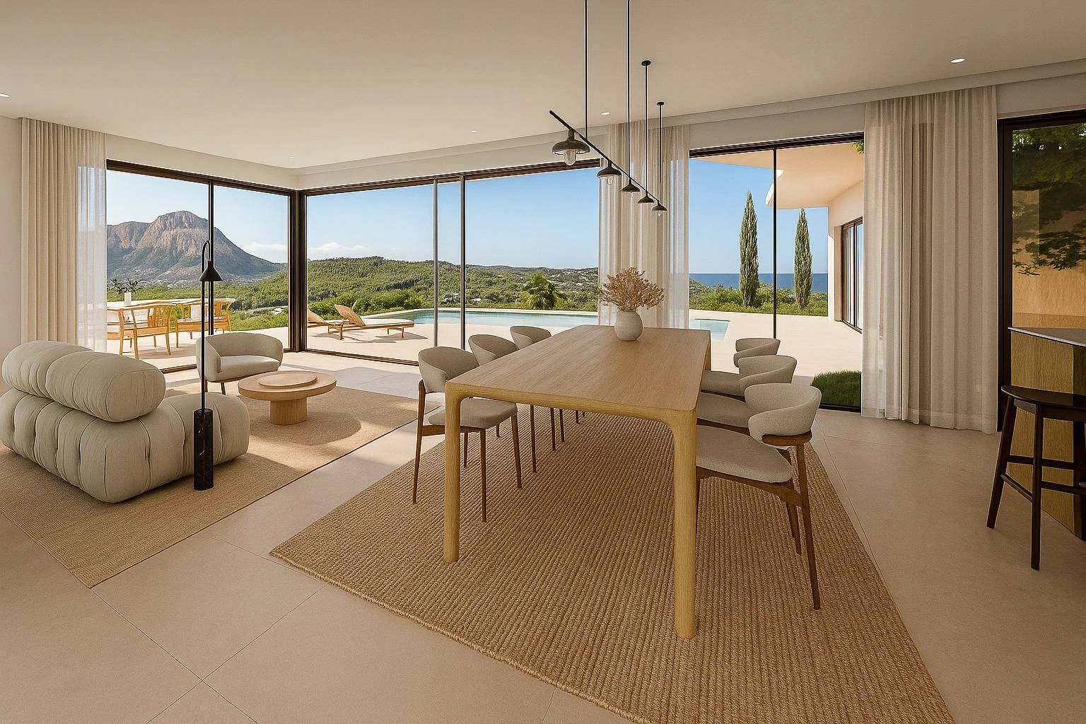 DG6616 - Villa Aitana. Luxe villa direct aan zee te koop in Javea, beter zeezicht is onmogelijk!