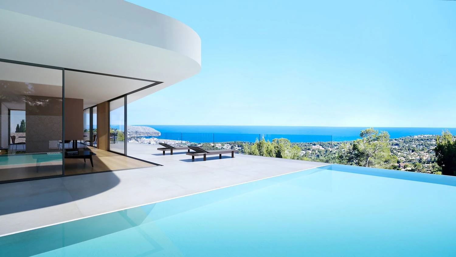 Villa Ortega. Villa de lujo en venta en Moraira con vistas panorámicas.