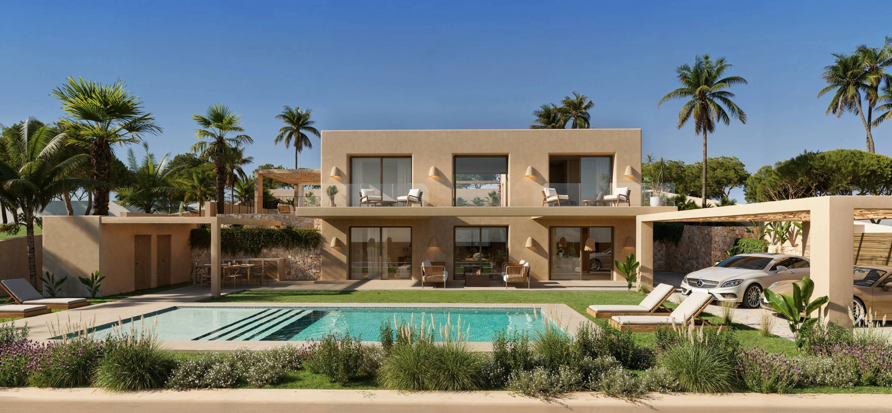 NC6716 - Villa Malta. Nieuwe moderne villa te koop in Cap Marti Javea