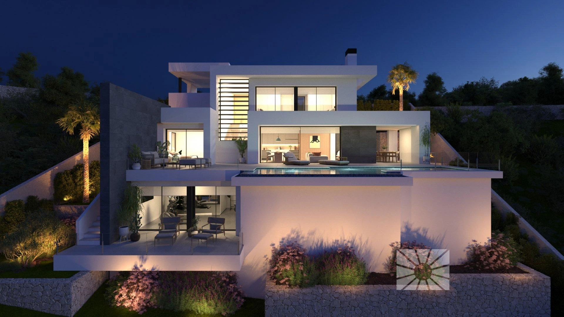 Villa con vistas al mar y piscina privada en venta en Cumbres del Sol