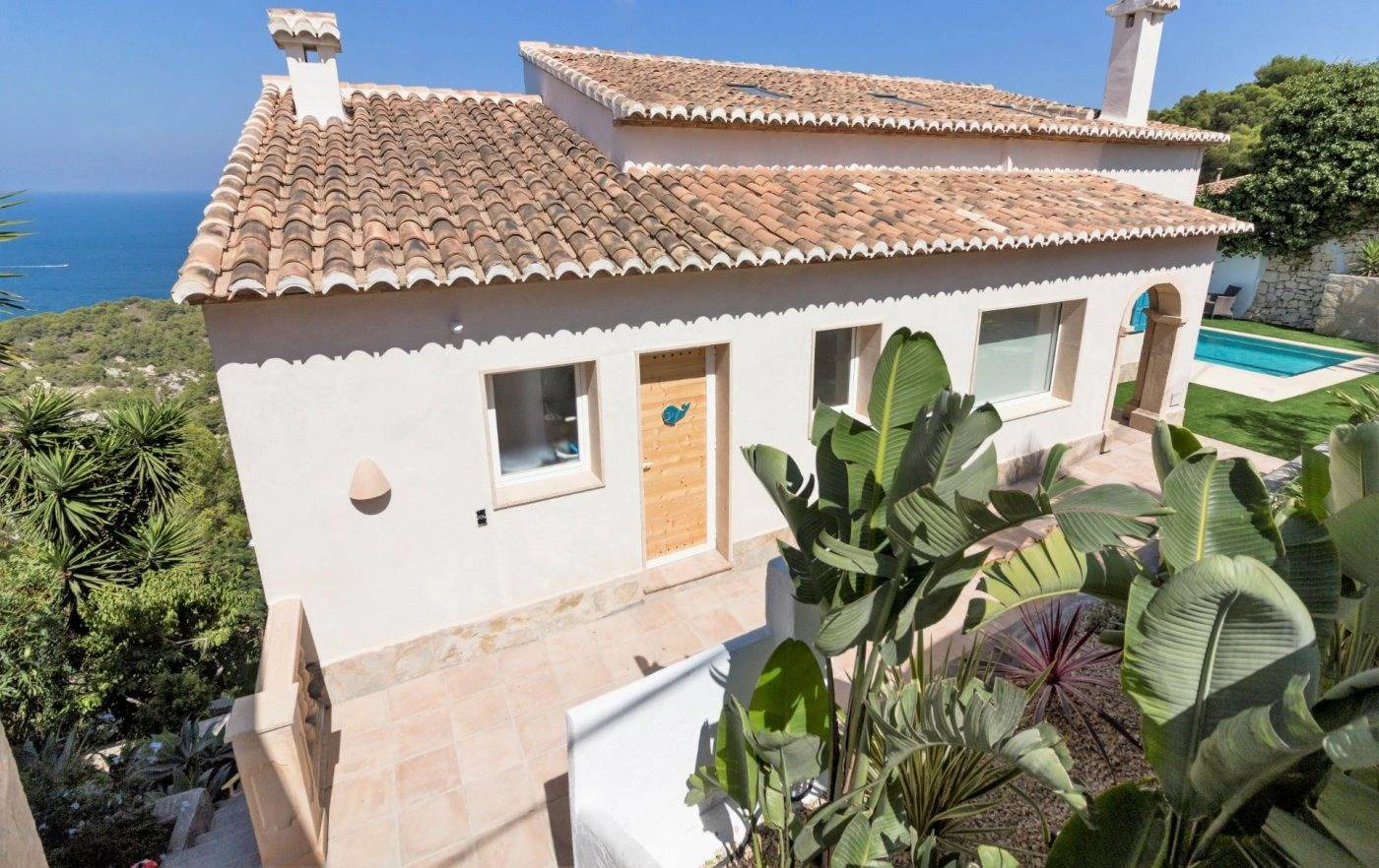 NC6656 - Villa Portichol. Onlangs gerenoveerde villa met panoramisch zeezicht te koop in Javea.