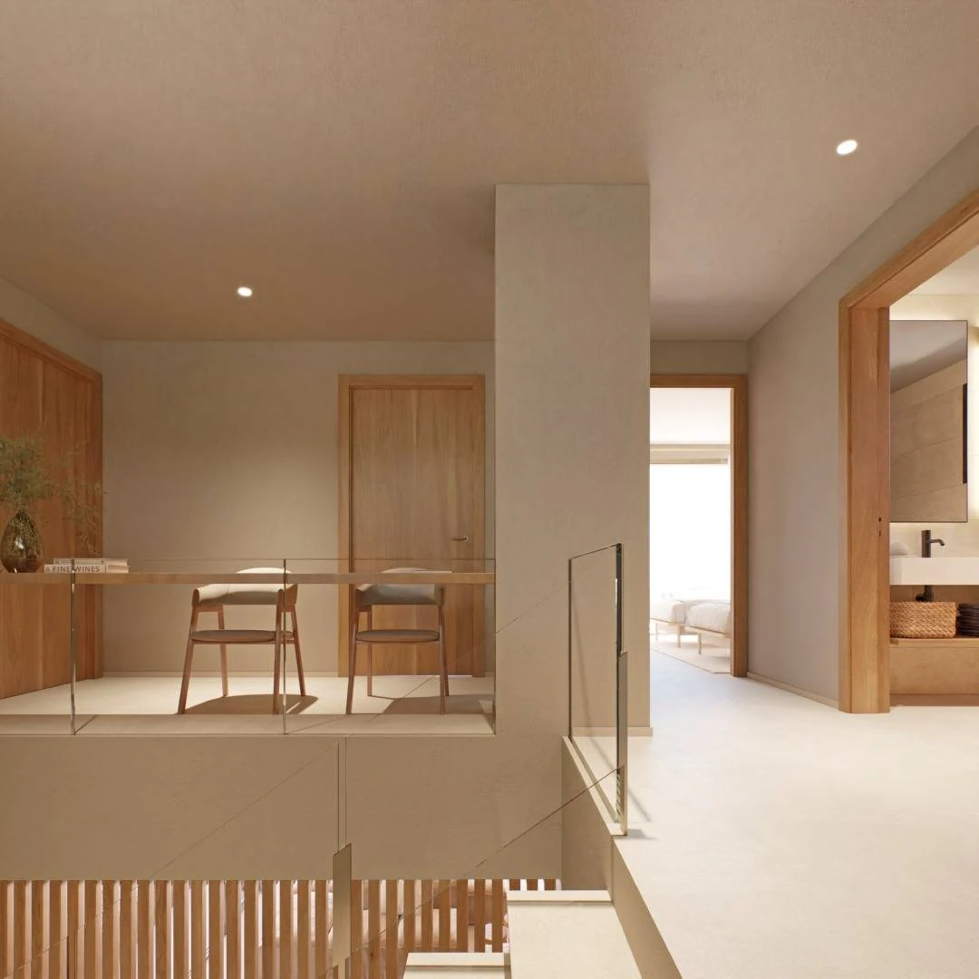 DG5132 - Villa's met drie slaapkamers in organische architectuur te koop in Lliber, Costa Blanca.