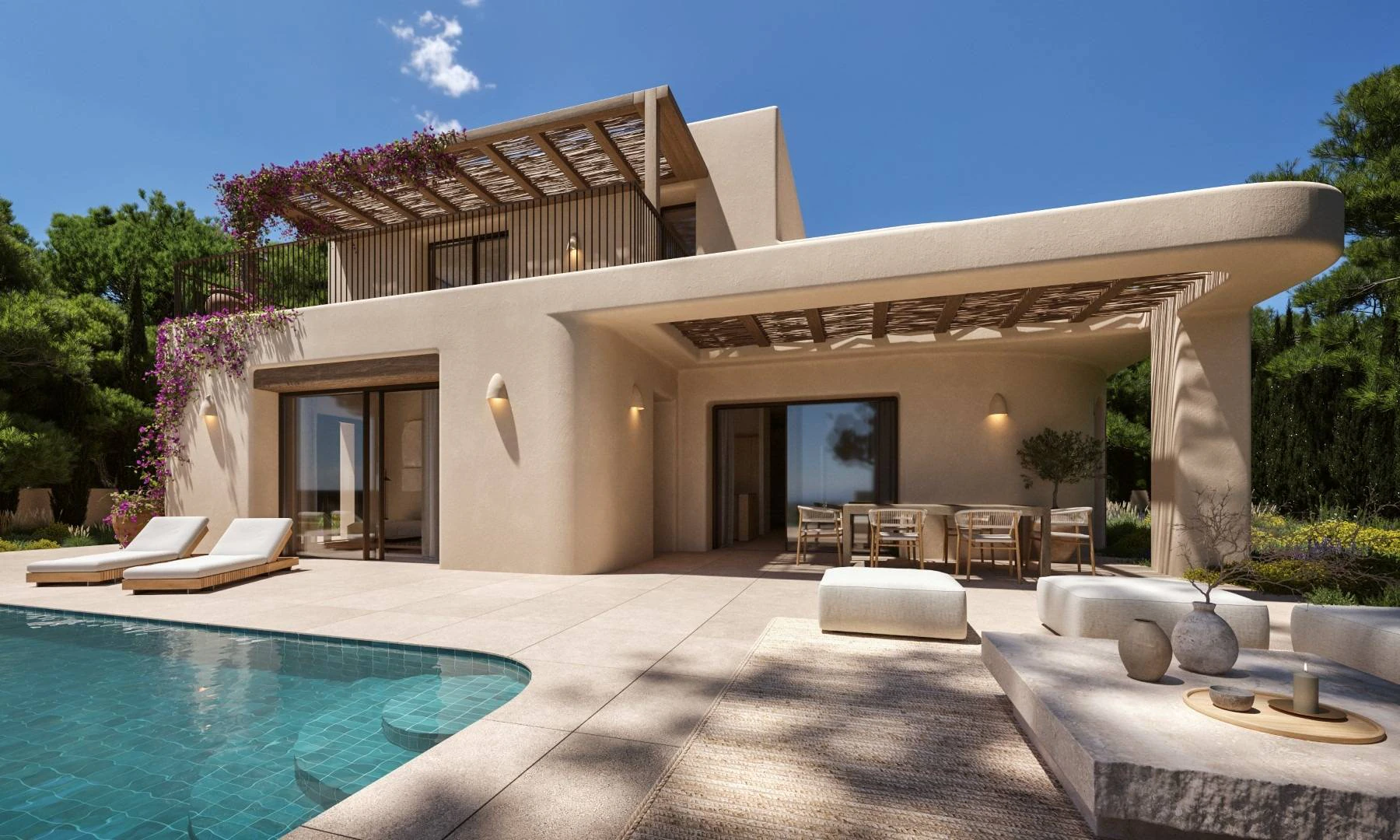 DG6666 - Villa Portichol. Herbouwde villa te koop in Javea met uitzicht op zee.