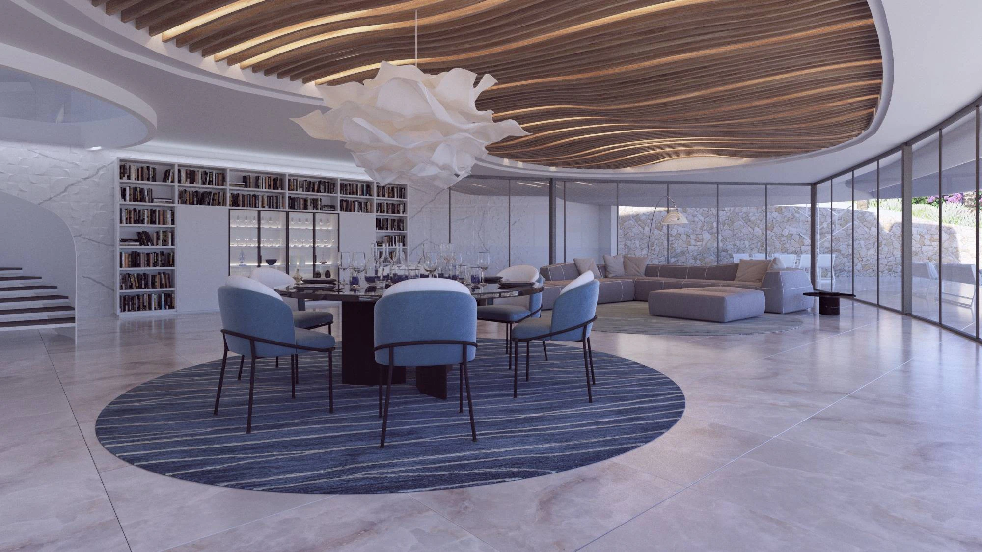 DG6014A - Ongelooflijke nieuwe villa met panoramisch uitzicht op zee te koop in Javea