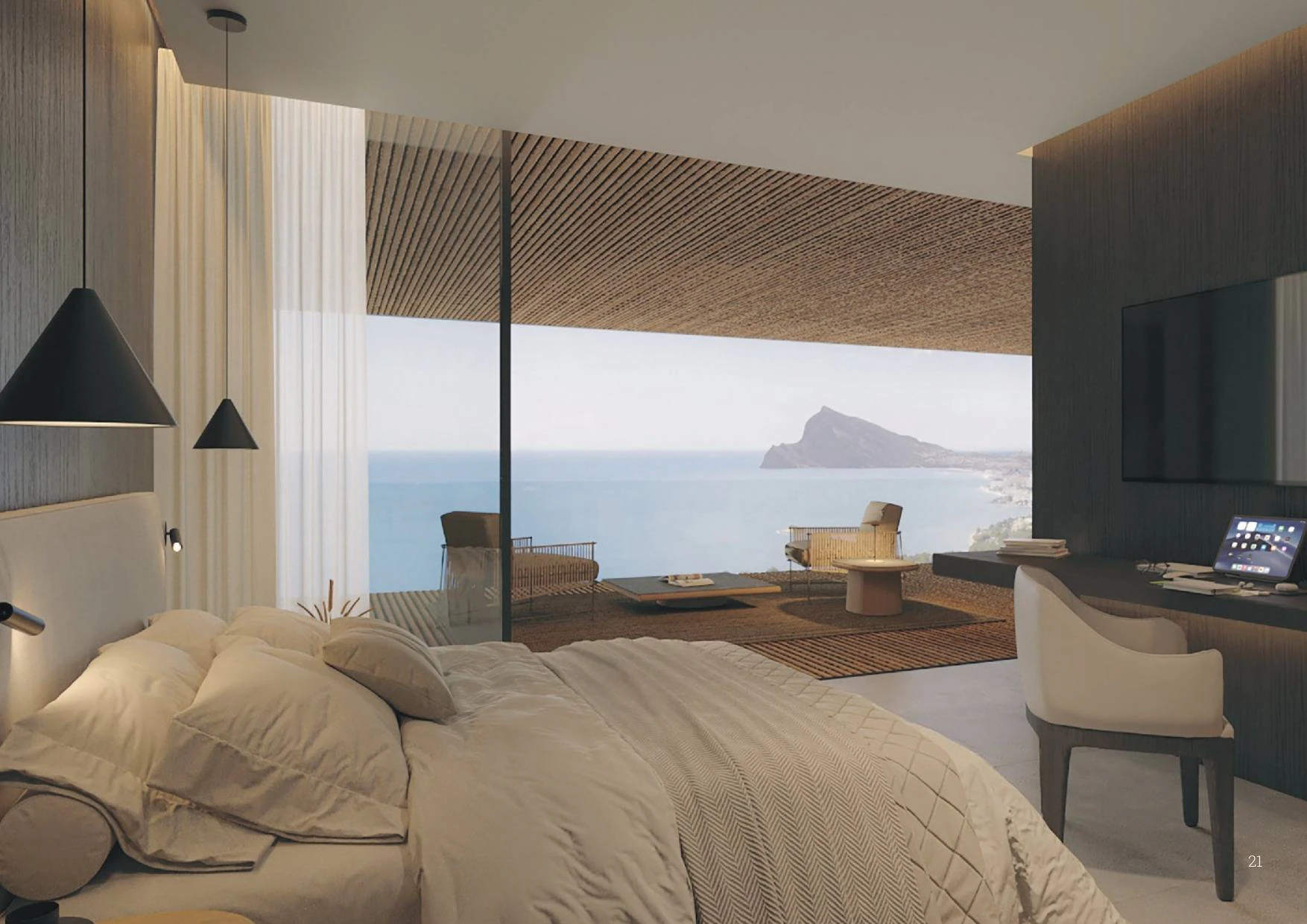 NC5210 - Eerste lijn uitzicht op zee - Luxeflat te koop in Altea