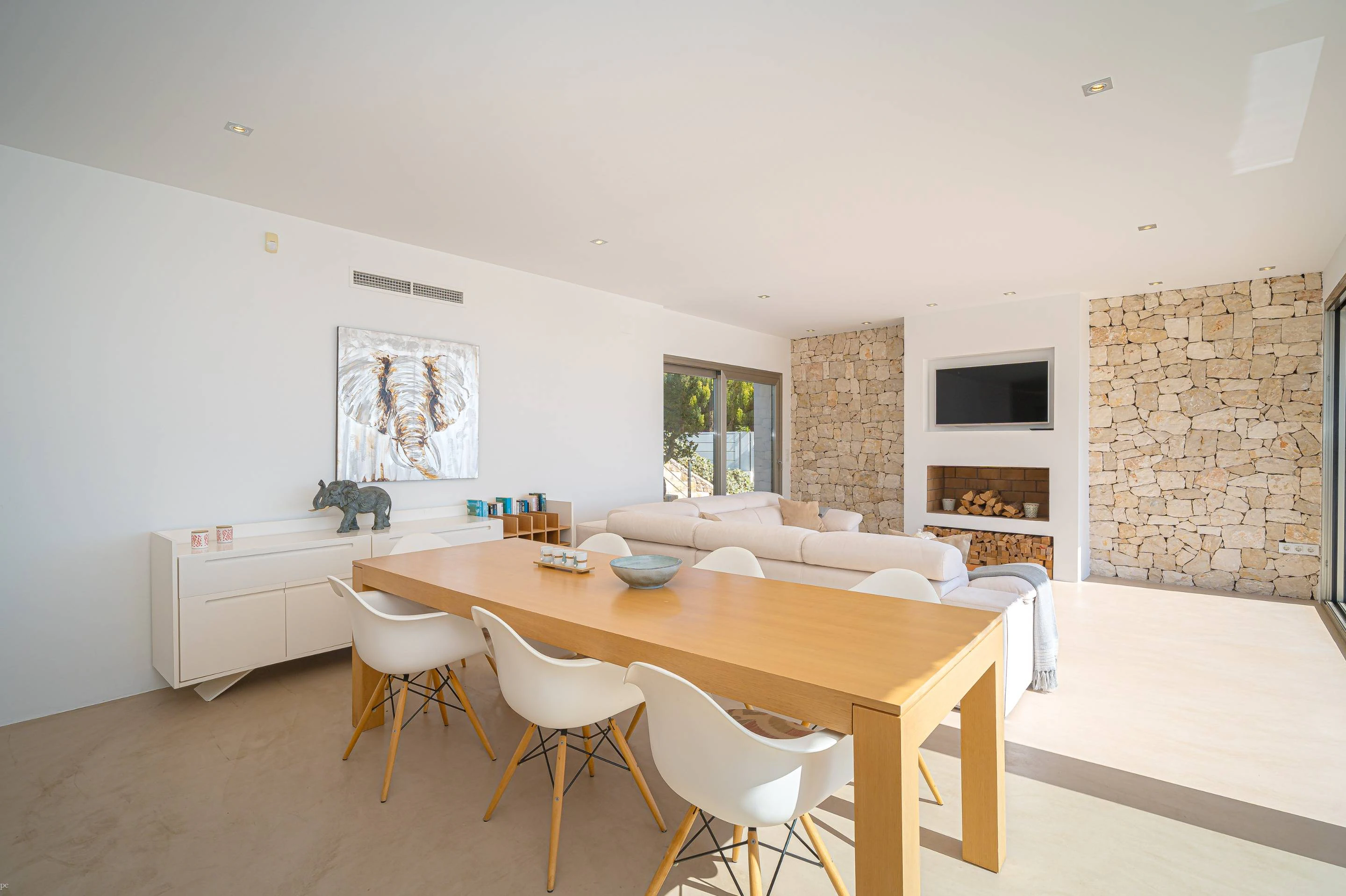NC6713 - Villa Marian, moderne villa met zeezicht te koop in Javea, Balcon al Mar