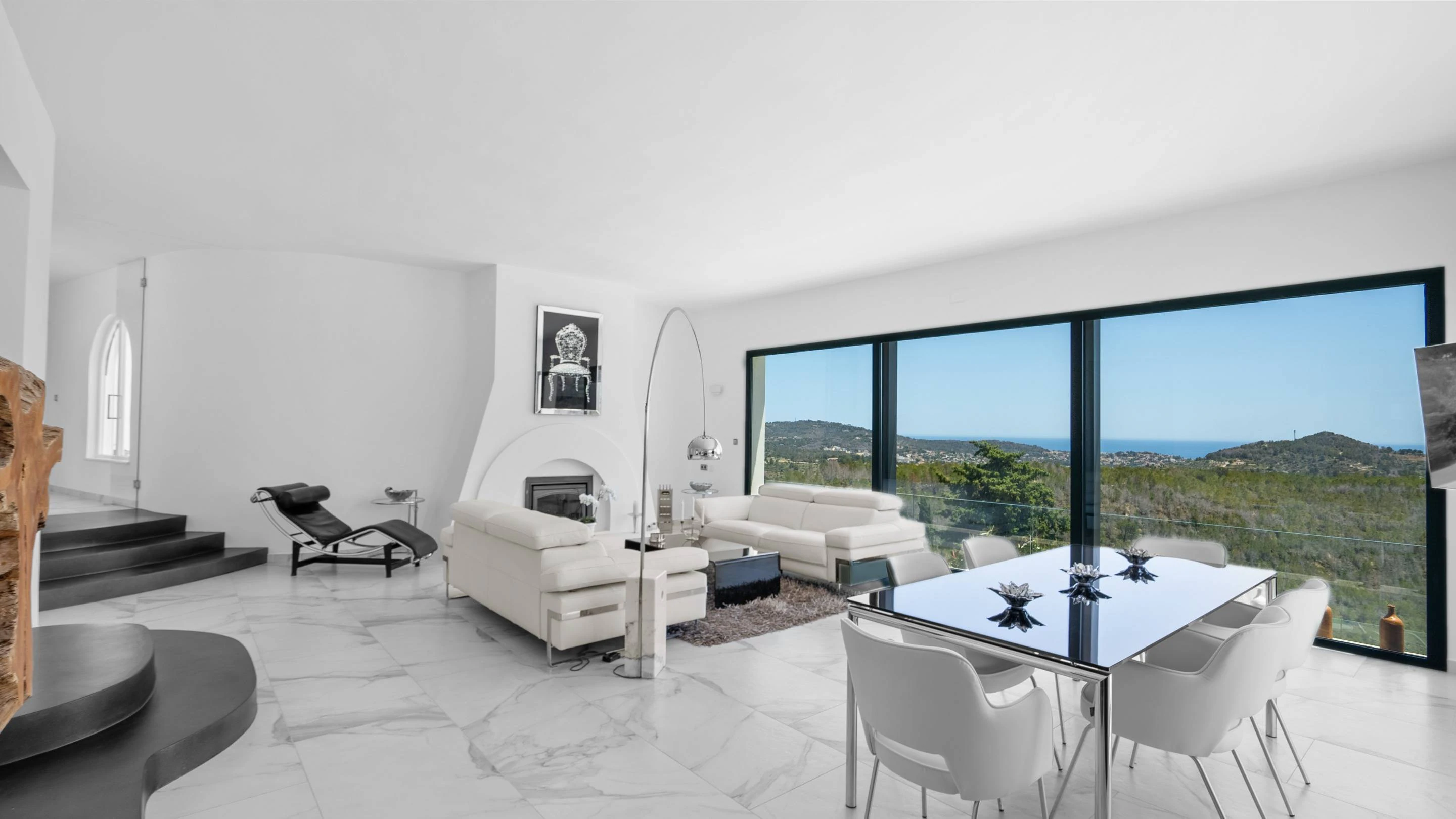 Villa Bernia. Un paraíso en la montaña con vistas al mar en venta en Benissa.