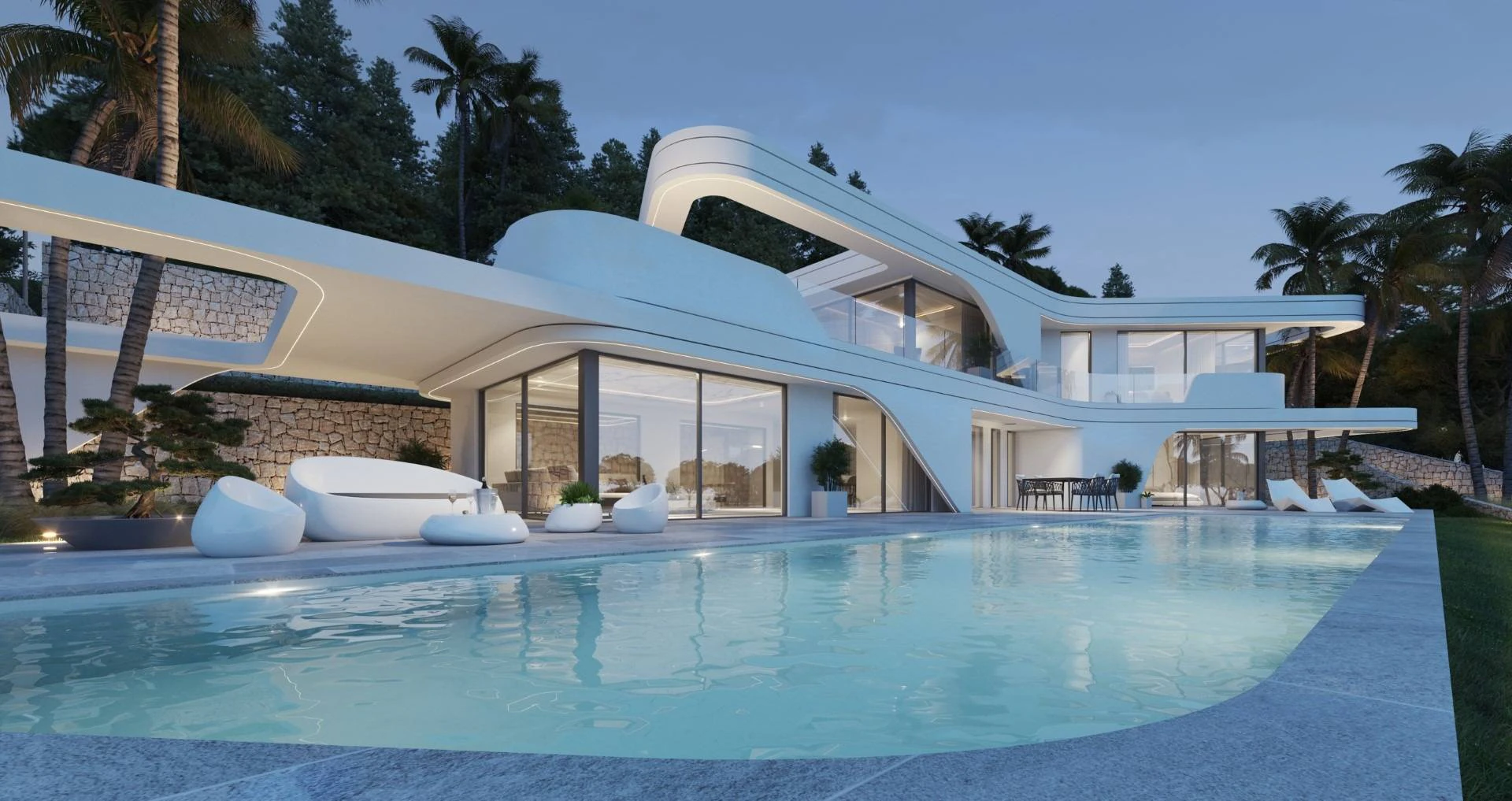 DG6441 - Infinity-villa. Nieuwe luxe villa te koop in Jávea - klaar om te beginnen met bouwen!