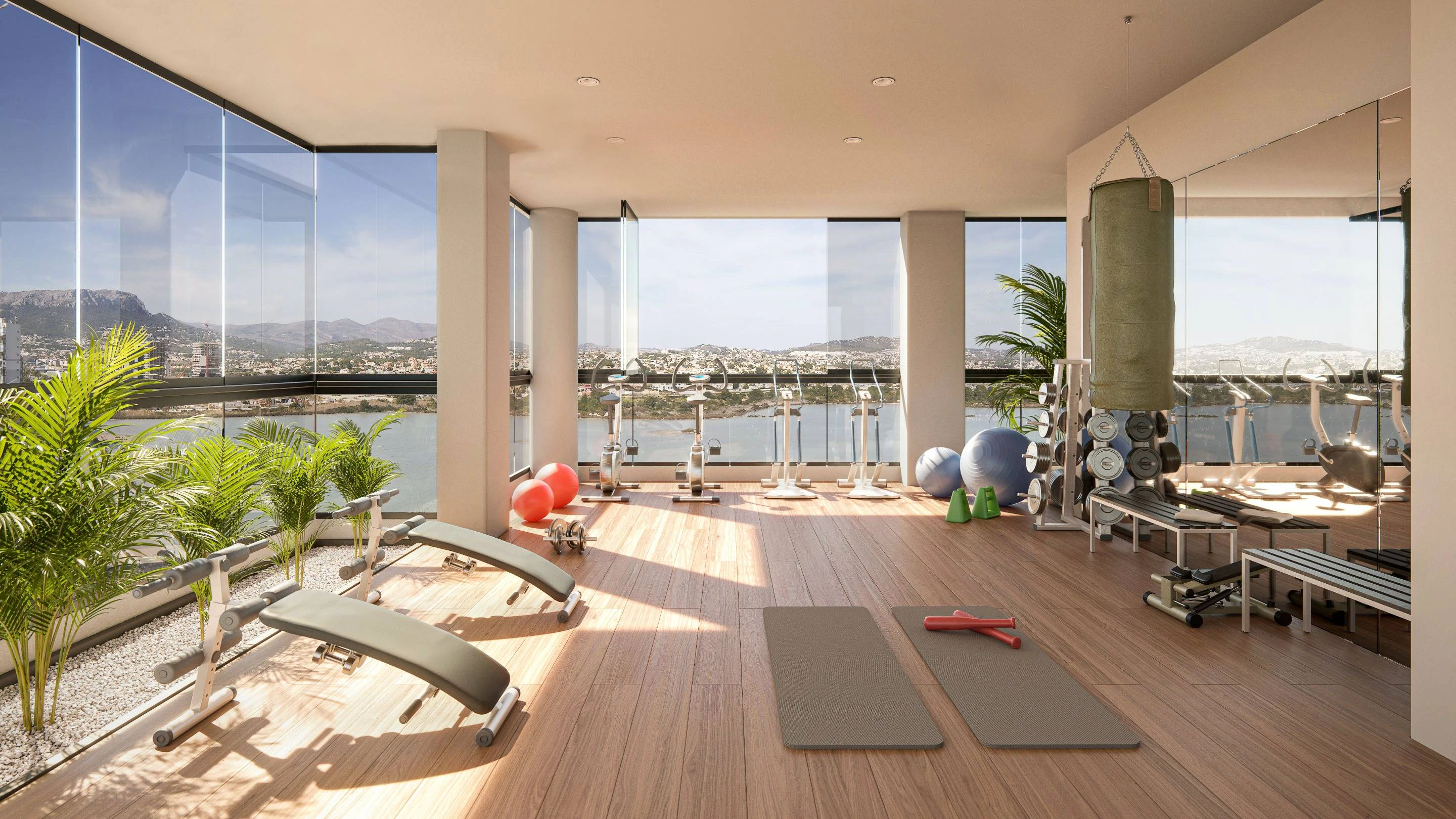 Impresionante ático de nueva construcción a la venta en Calpe con vistas al mar.