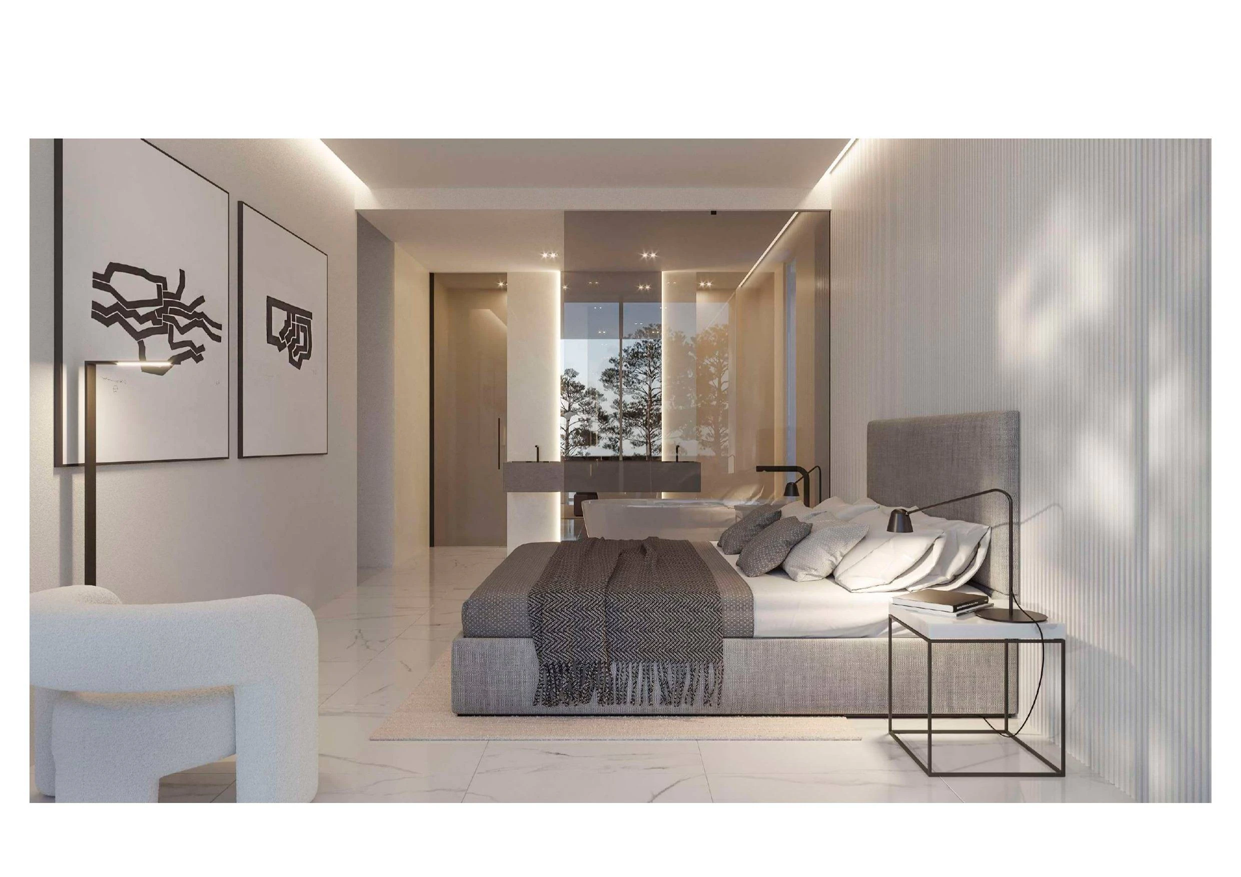 Villa Celestia. Vistas panorámicas del mar y la montaña en esta villa a la venta en Moraira