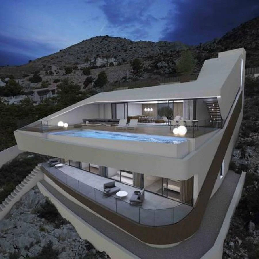 Villa Panoramica. Impresionante Villa de lujo en venta en Altea Hills - vistas increíbles