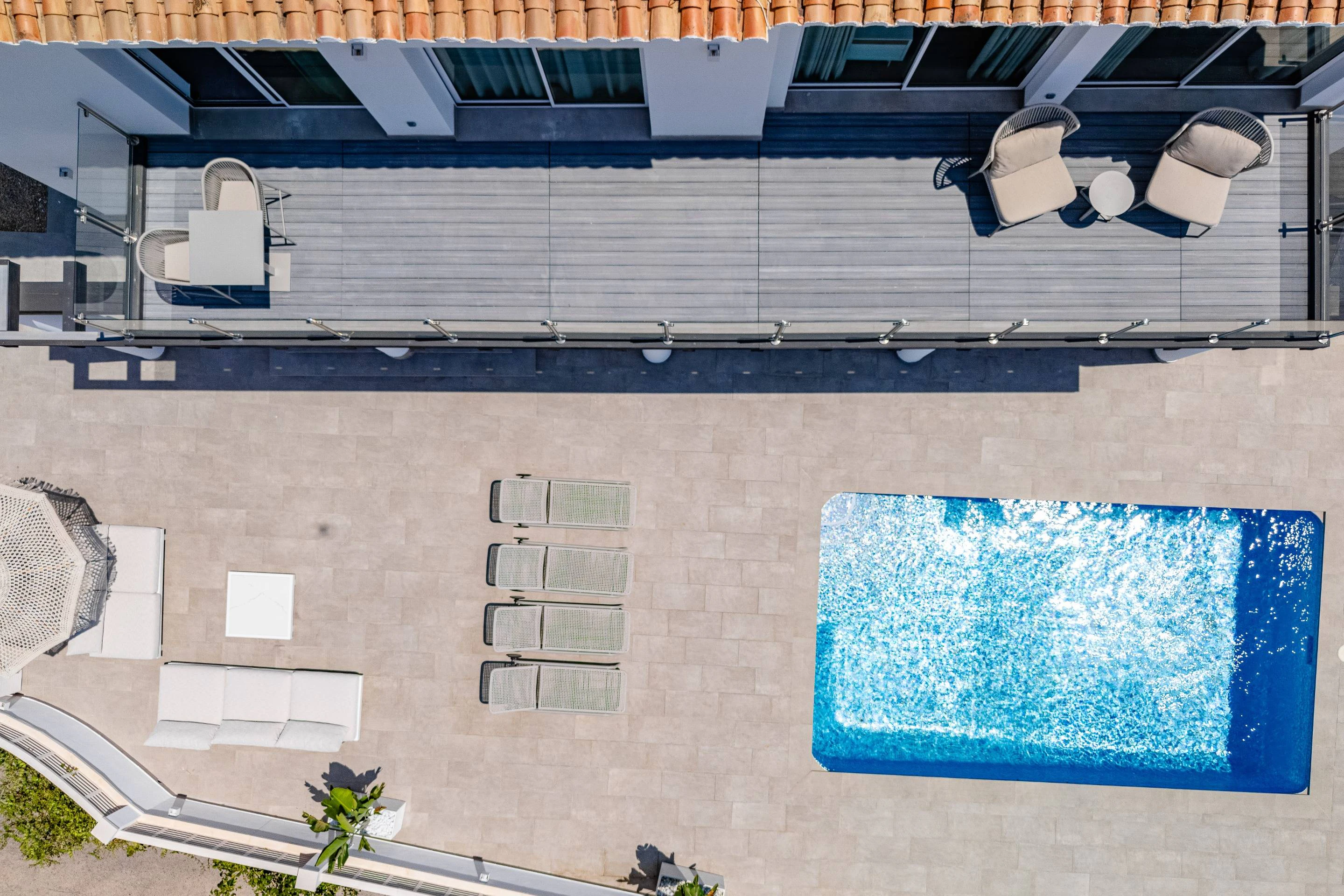 Amplia villa con vistas al mar y a la montaña en Calpe