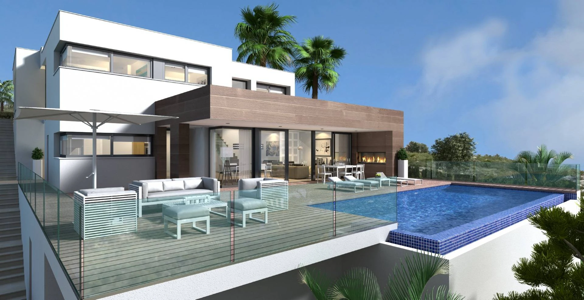 Villa de lujo en venta con impresionantes vistas panorámicas al impresionante mar Mediterráneo en Be