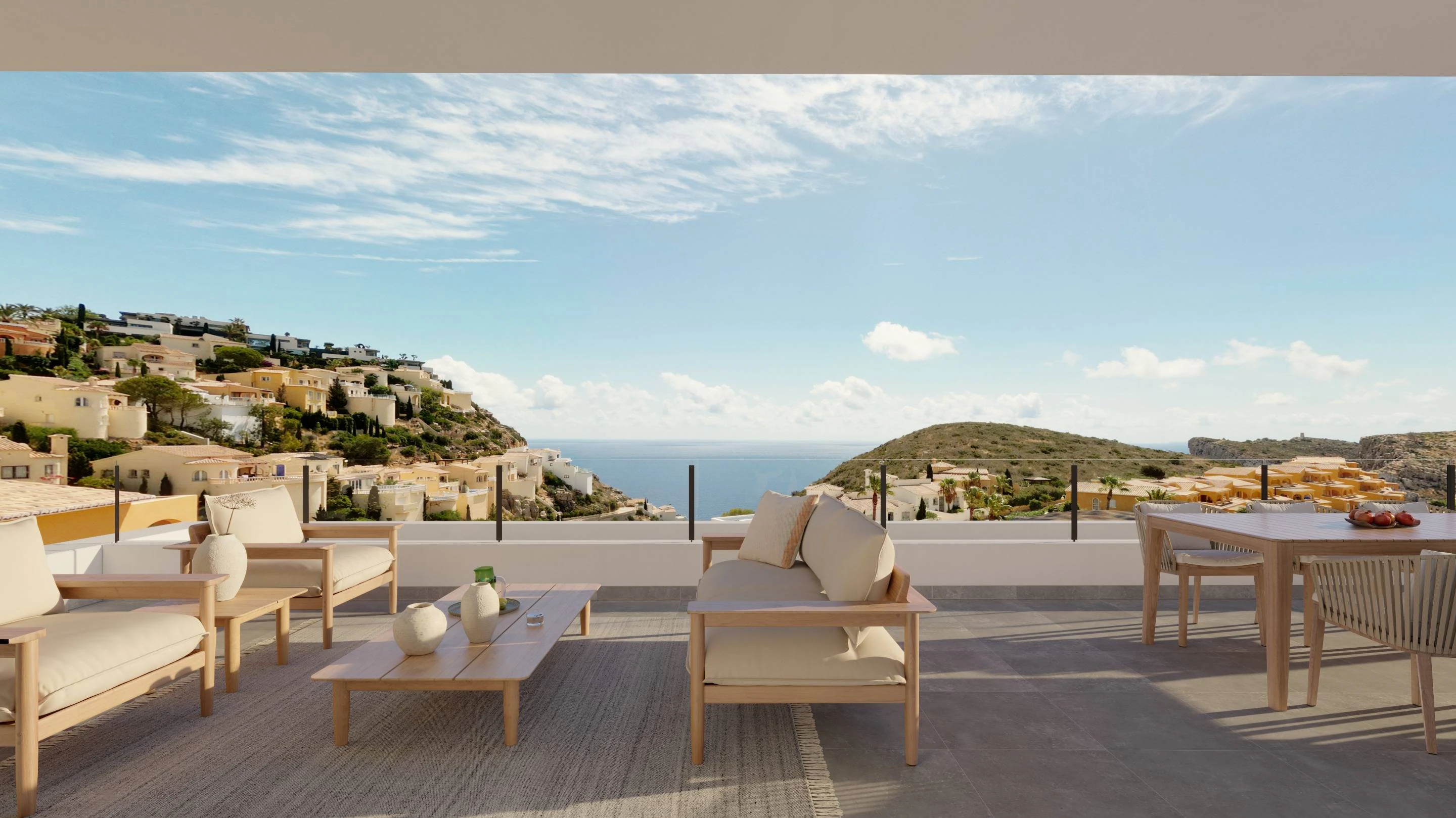 DG5298 - Volledig ingerichte appartementen met 2 en 3 slaapkamers te koop in Benitachell, Costa Blanca