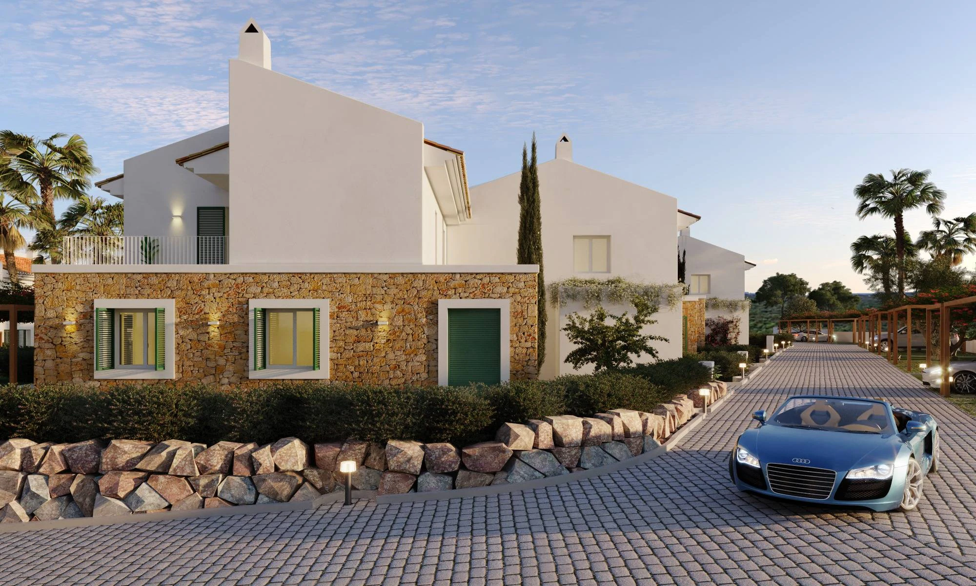 DG6591 - Nieuw Villa project Bougainvilleas. te koop op privé complex in Javea