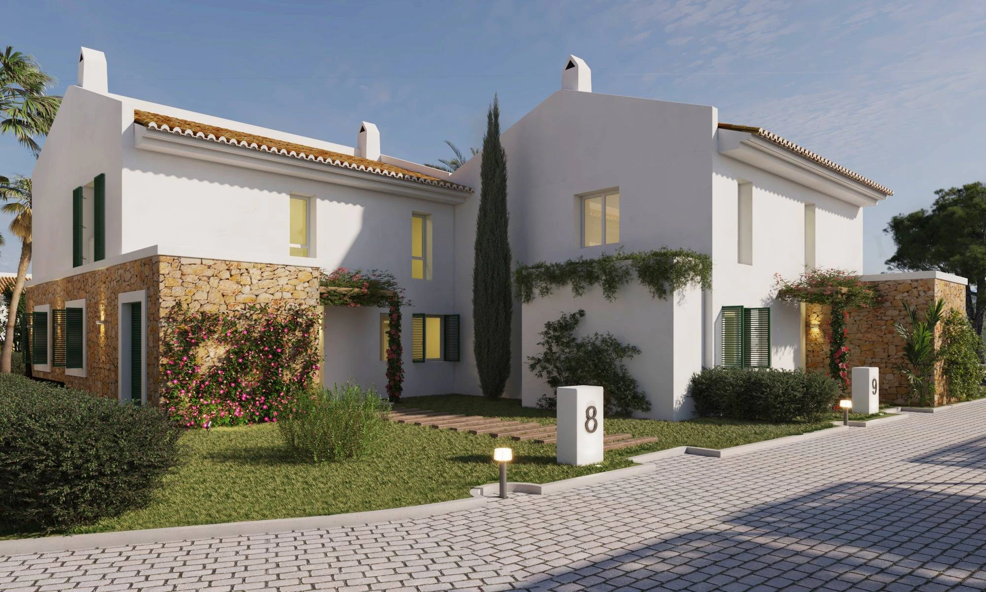 DG6591 - Nieuw Villa project Bougainvilleas. te koop op privé complex in Javea