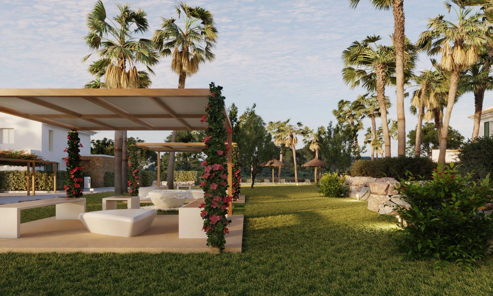 DG6591 - Nieuw Villa project Bougainvilleas. te koop op privé complex in Javea