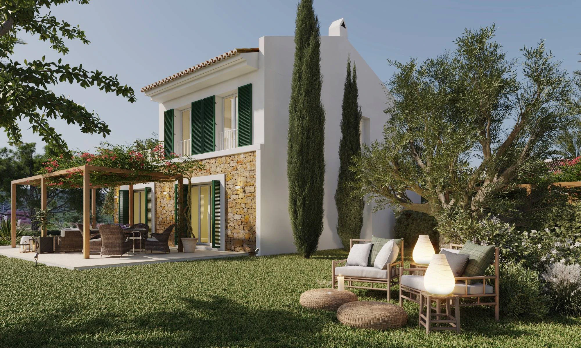 DG6591 - Nieuw Villa project Bougainvilleas. te koop op privé complex in Javea