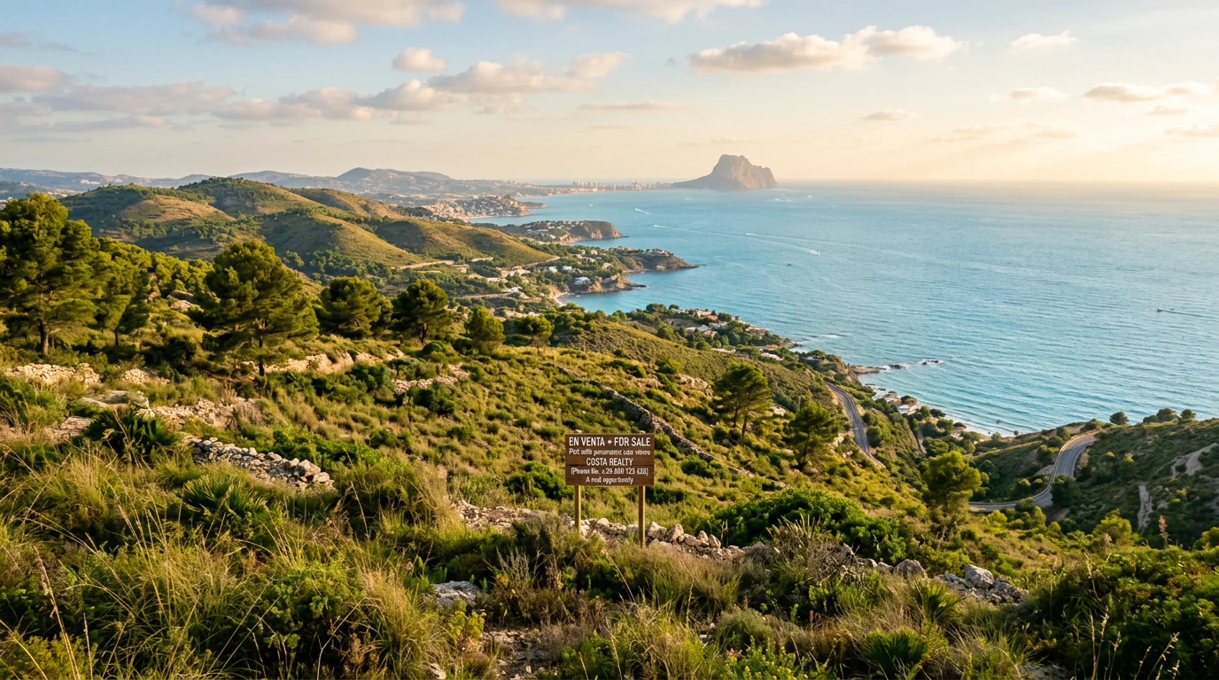 Comprar una parcela con vistas al mar en la Costa Blanca: guía legal y práctica