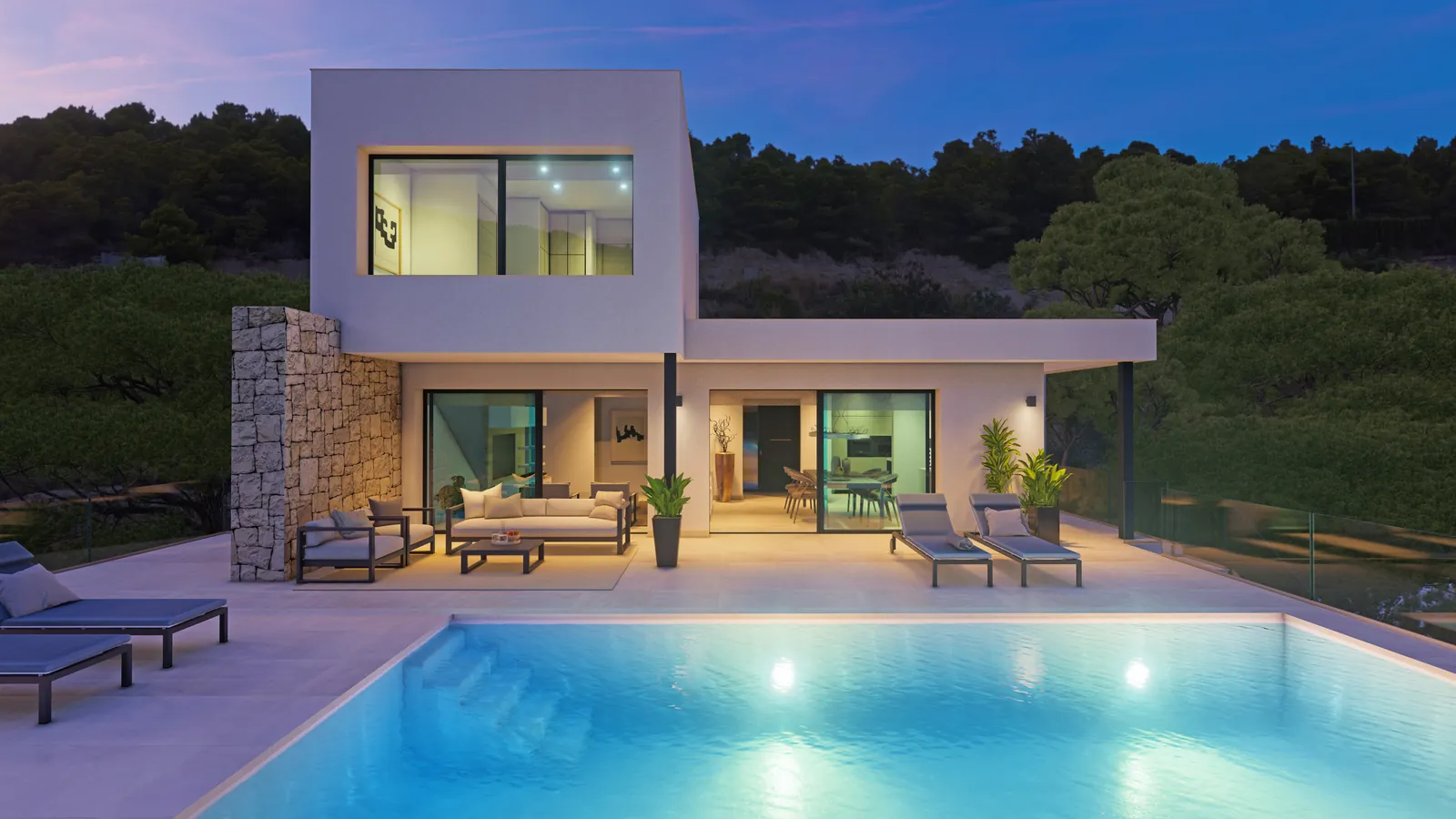 Proyecto de villa de dise&ntilde;o en Urbanizaci&oacute;n Solana II a solo 10 km de Denia