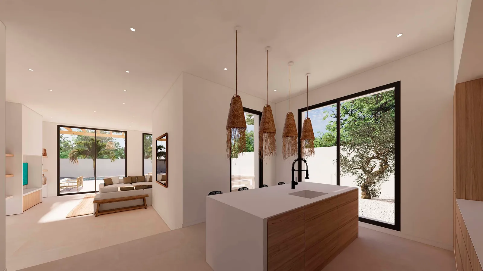 Projet : Villa de style Ibiza à vendre à Moraira