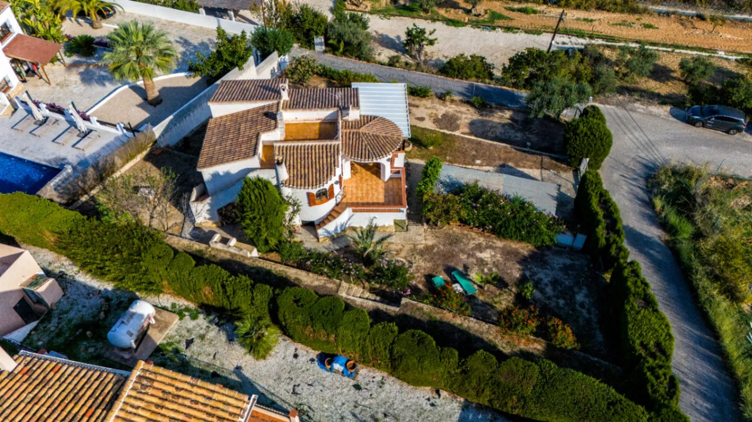 Villa tradicional española en venta en la costa de Benissa