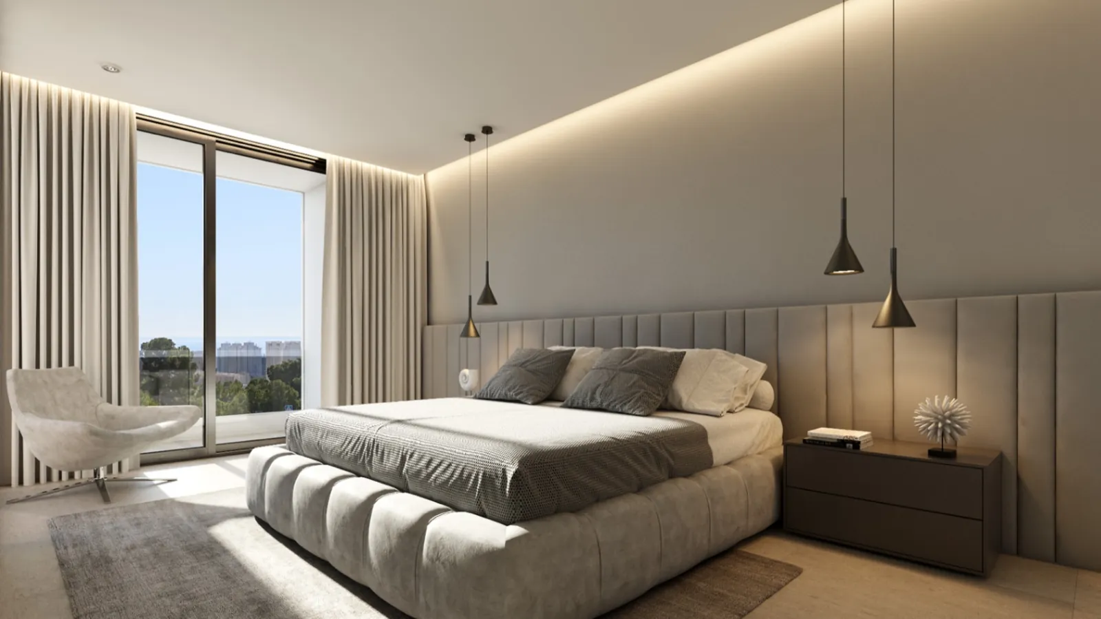 Villa de lujo con vistas al mar en venta en Finestrat