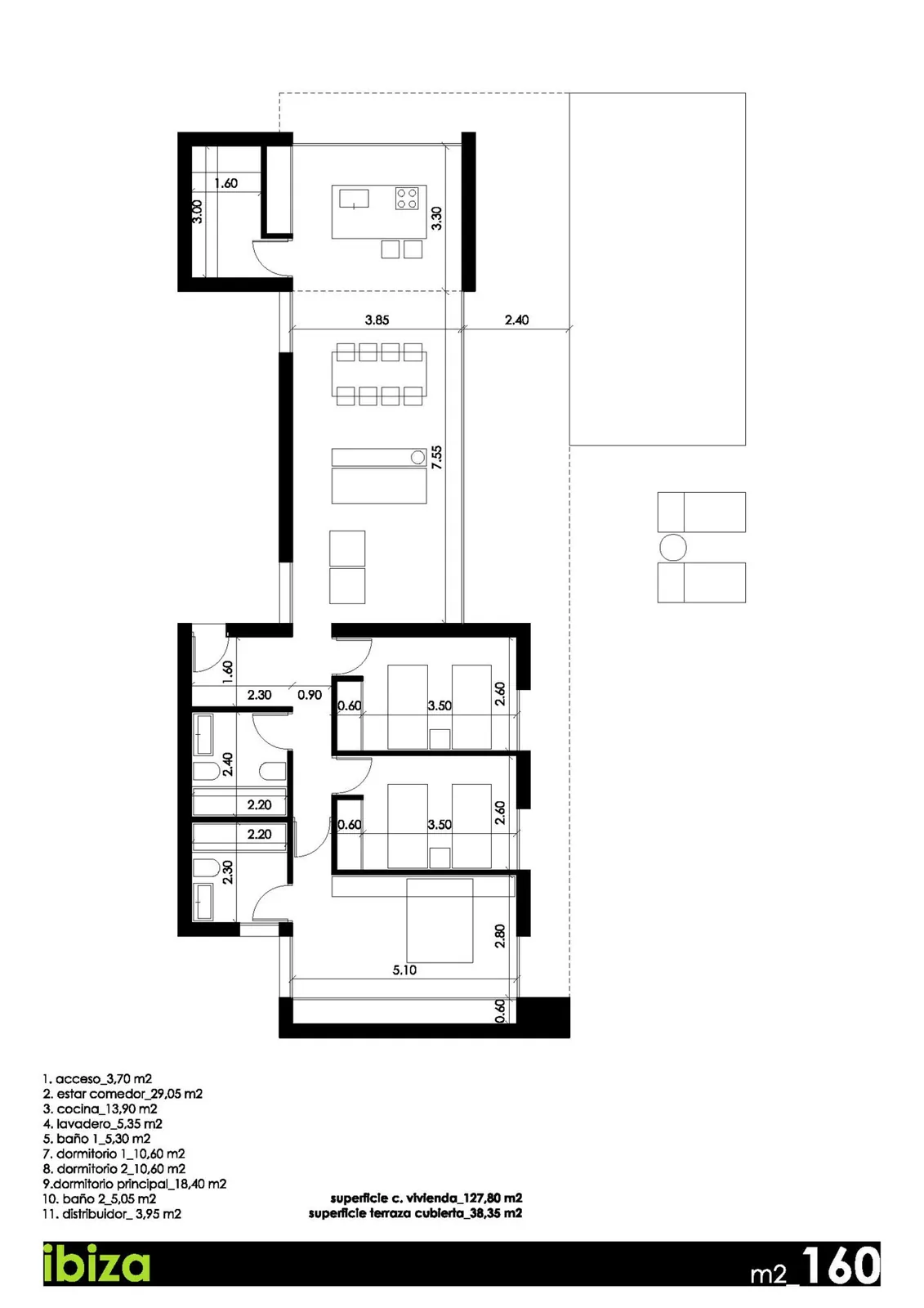 Villa en venta en Pedreguer