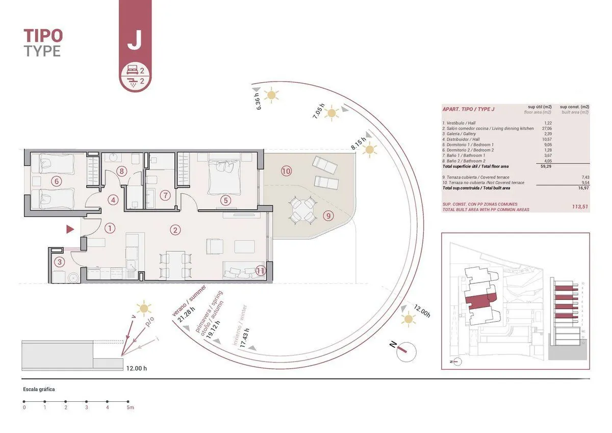 Apartamento en venta en Calpe