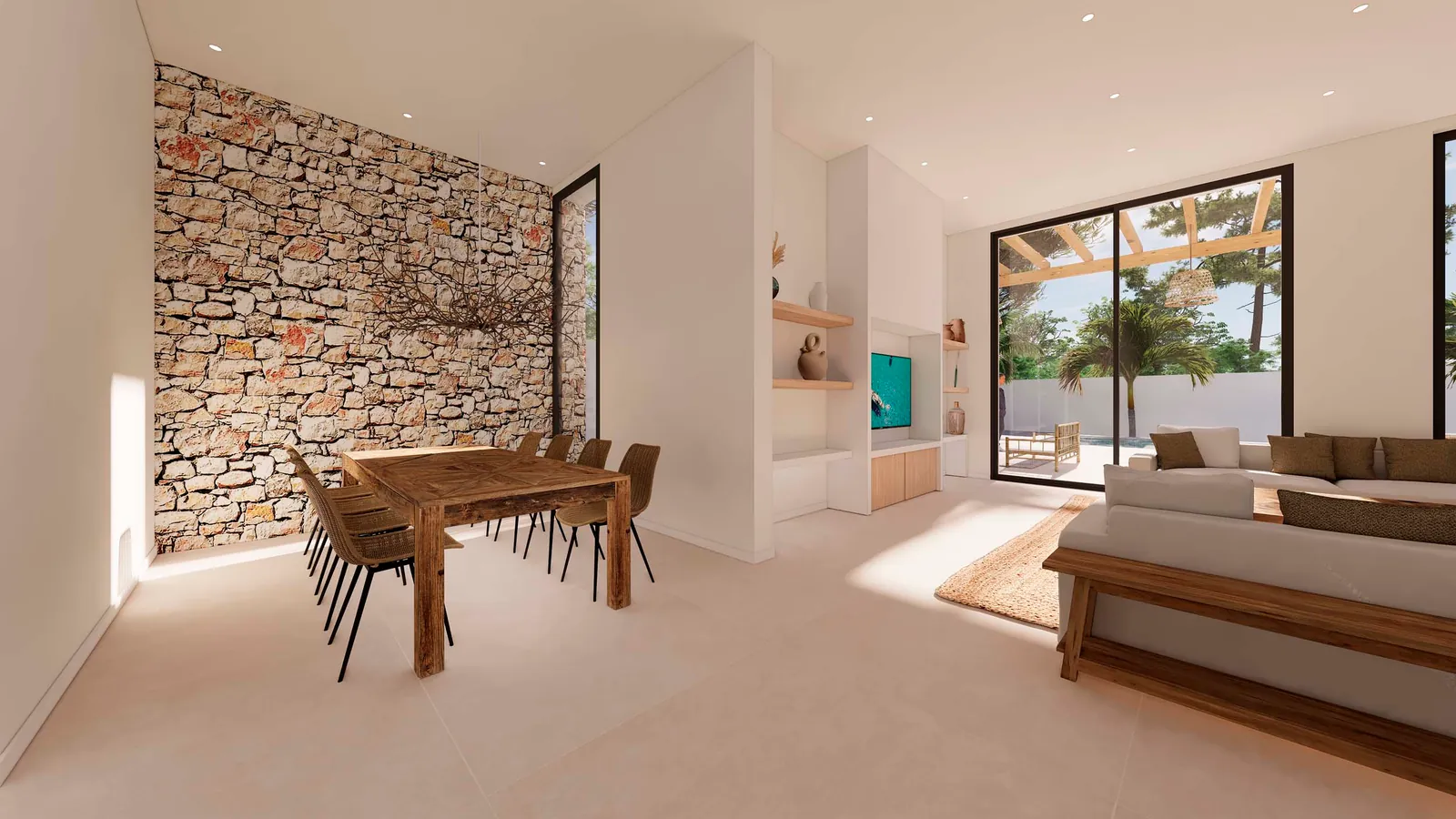 Projet : Villa de style Ibiza à vendre à Moraira