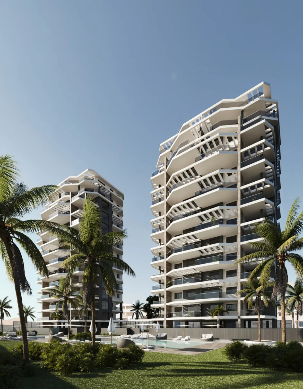 New build flats for sale in Calpe, near the beach