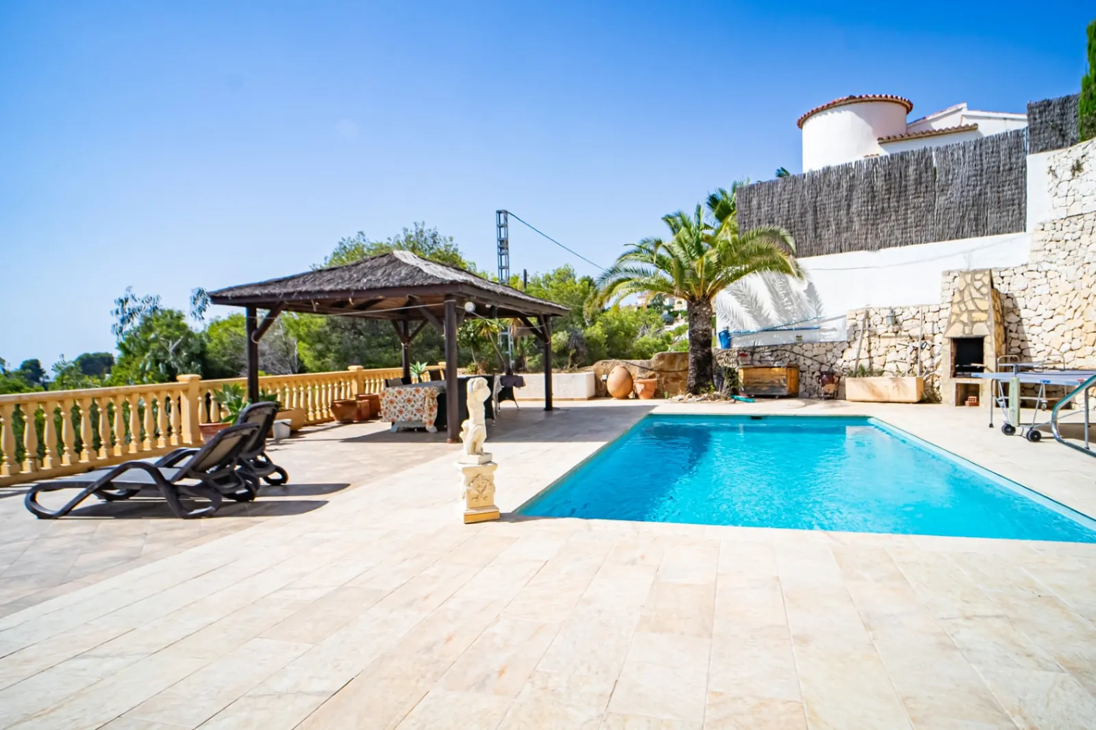 Villa con vistas al mar en venta en Benissa