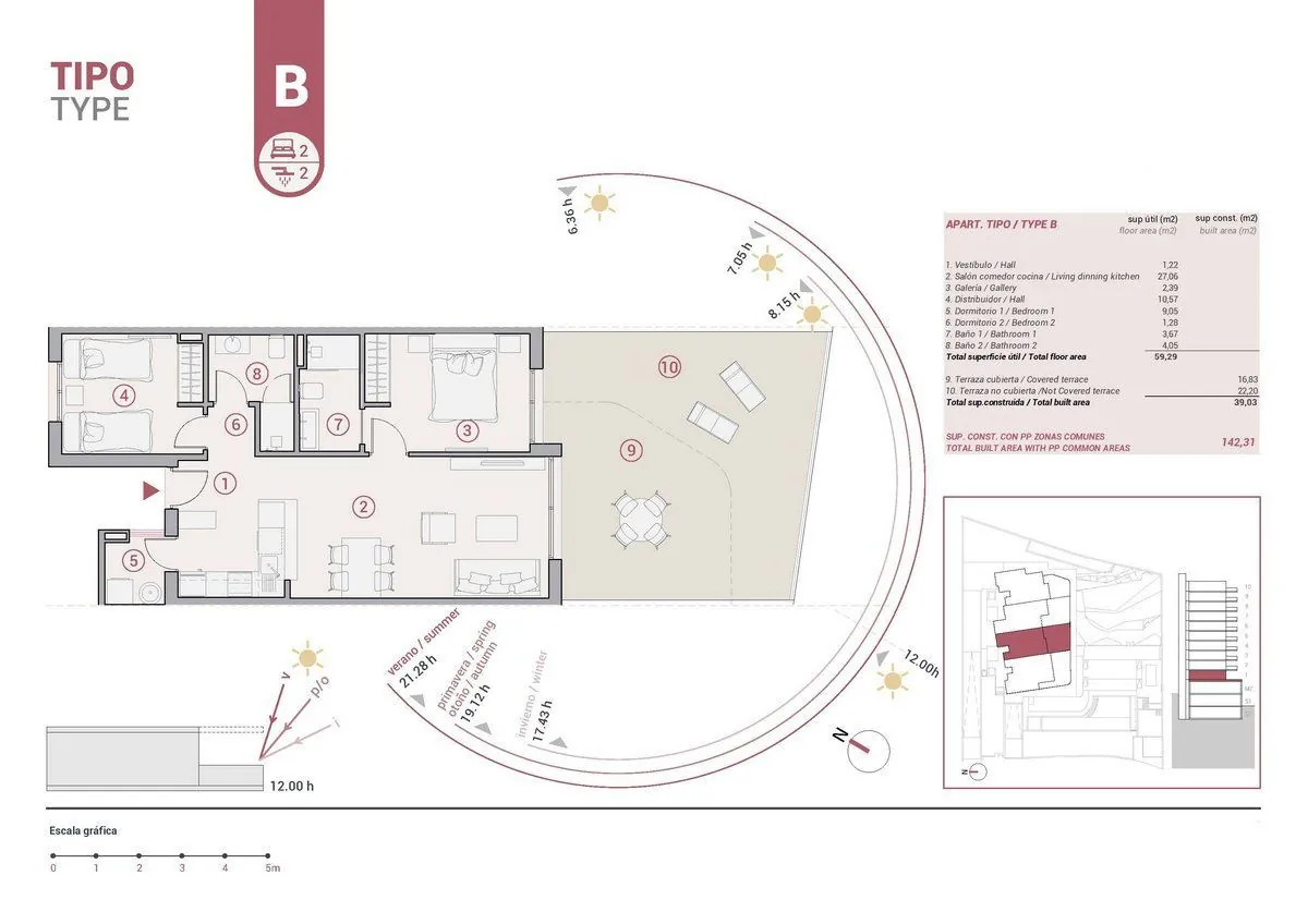 Apartamento en venta en Calpe