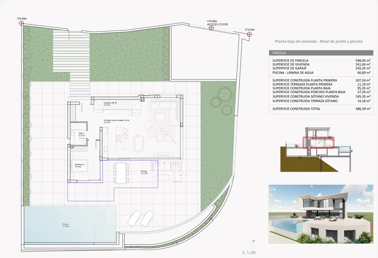Villa de lujo con vistas al mar en venta en Finestrat