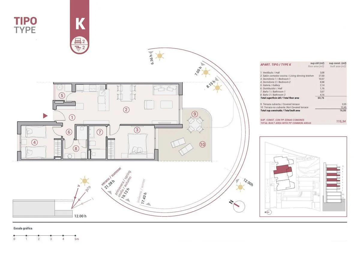 Apartamento en venta en Calpe