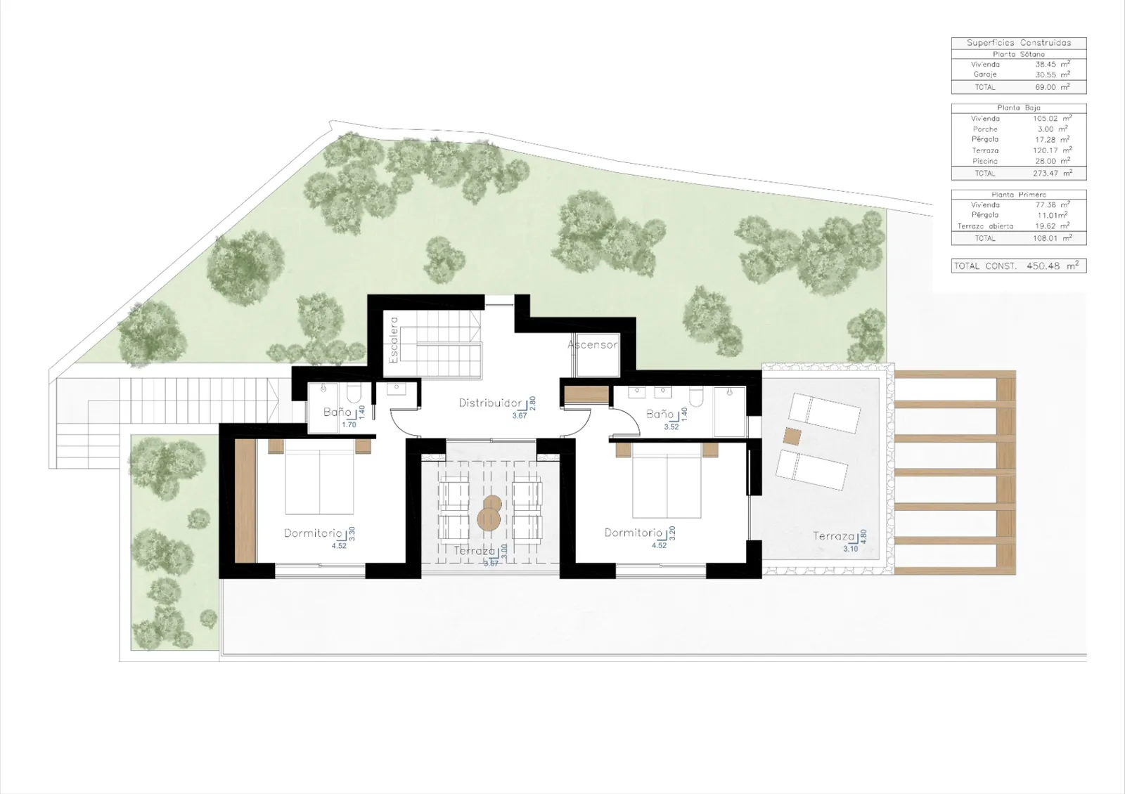Proyecto: villa con vistas al mar en venta en Benissa